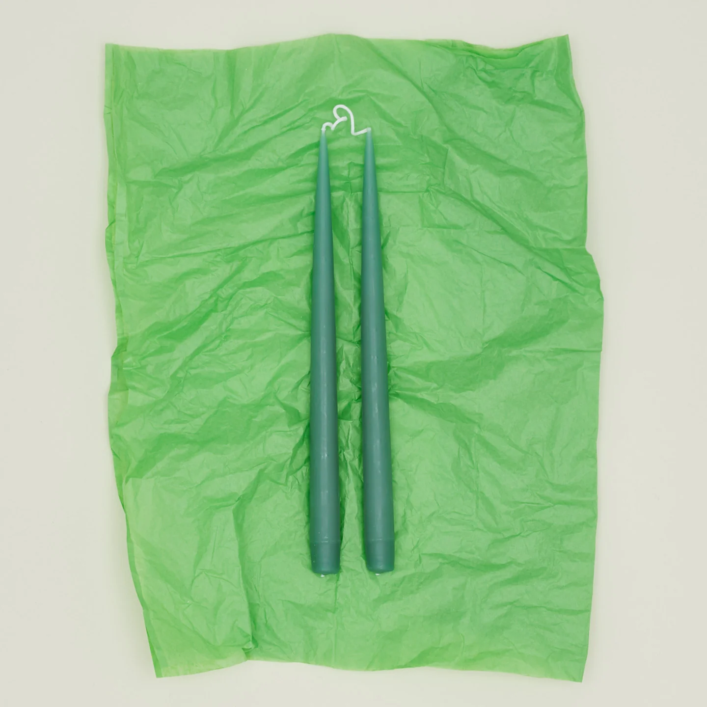 Hand Dipped Taper Set  - Sage