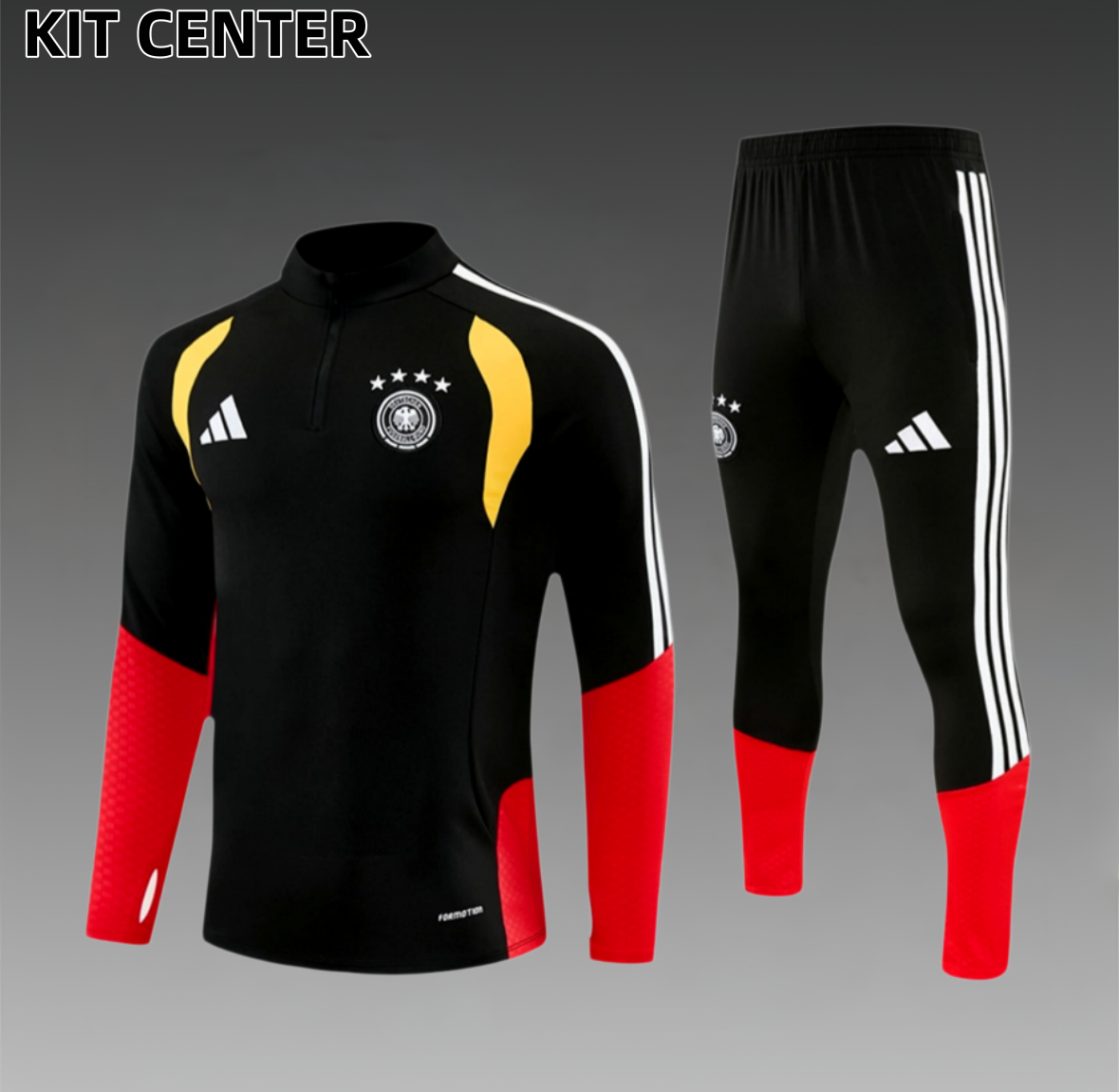 2026/2027 Germany Kids Half Zip Training Clothes (Kids Kit)