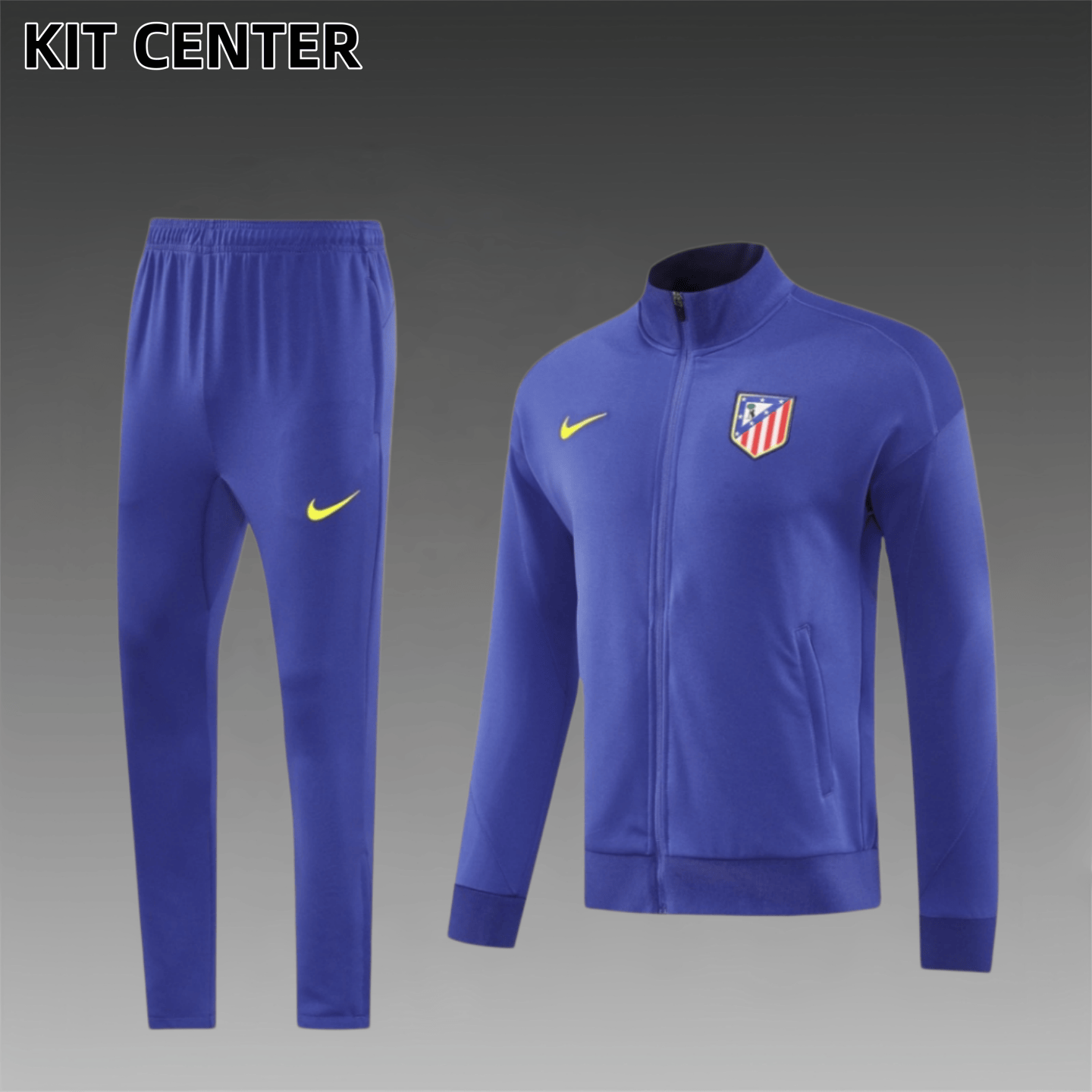 25/26 Atletico Madrid Full Zipper Training Suit (Adult Set)
