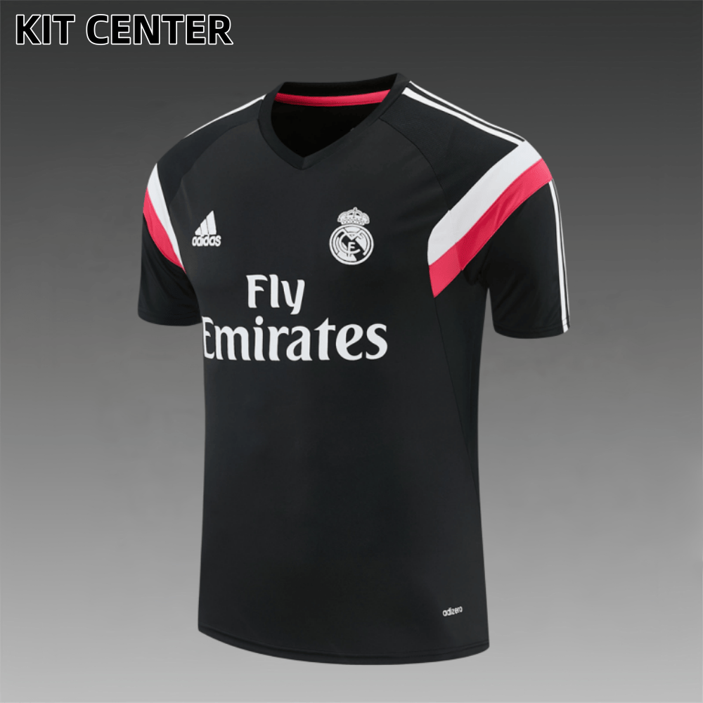 14/15 Real Madrid Retro Training Uniform short sleeves- Sleeve Football Shirt