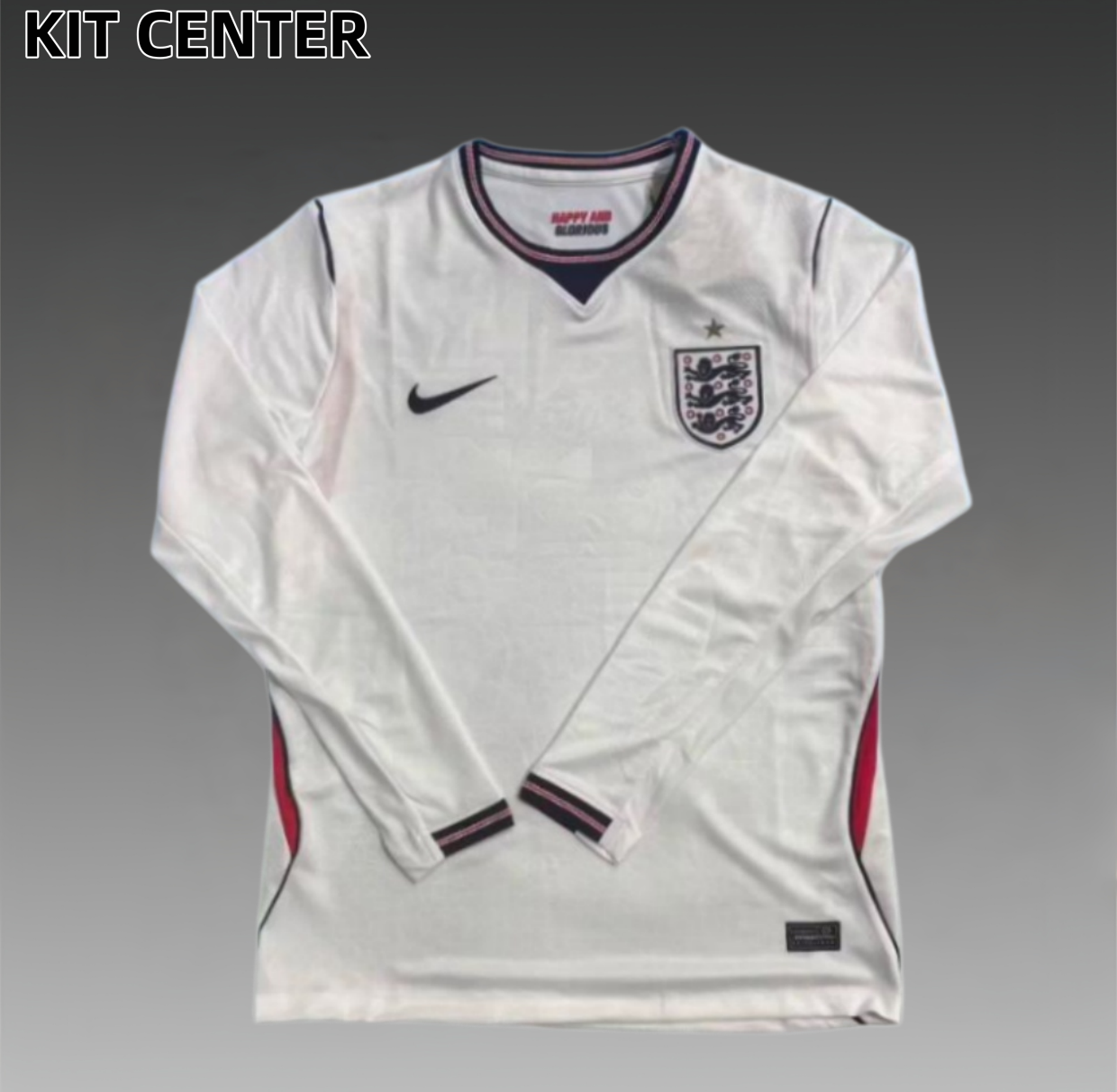 26/27 England home Long  Football Soccer jerseys
