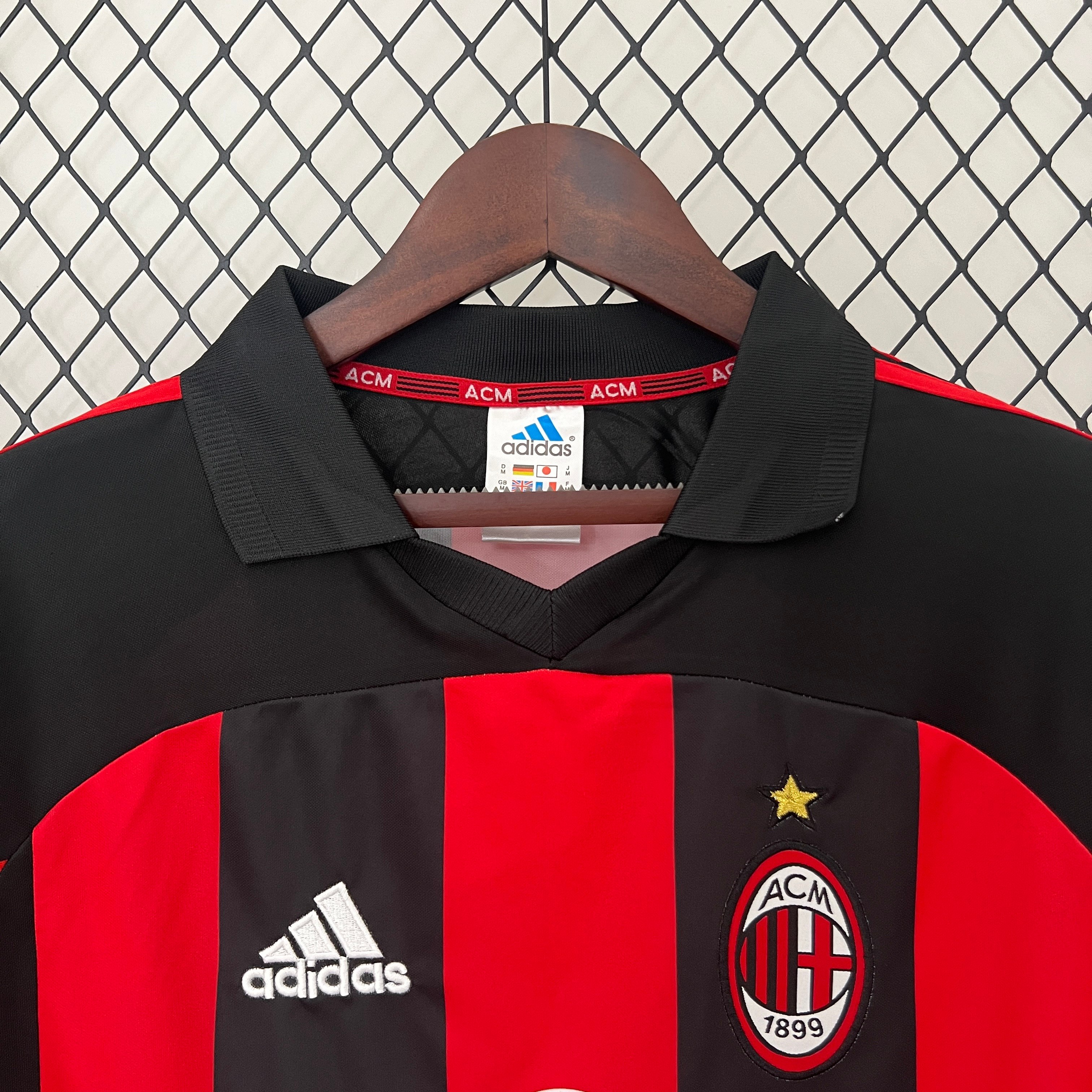 2001/2002 AC Milan Home Retro Football Shirt