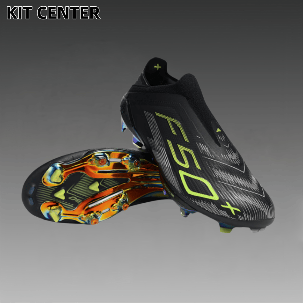 A F50 Low-top Waterproof Football Shoes Without Shoelaces