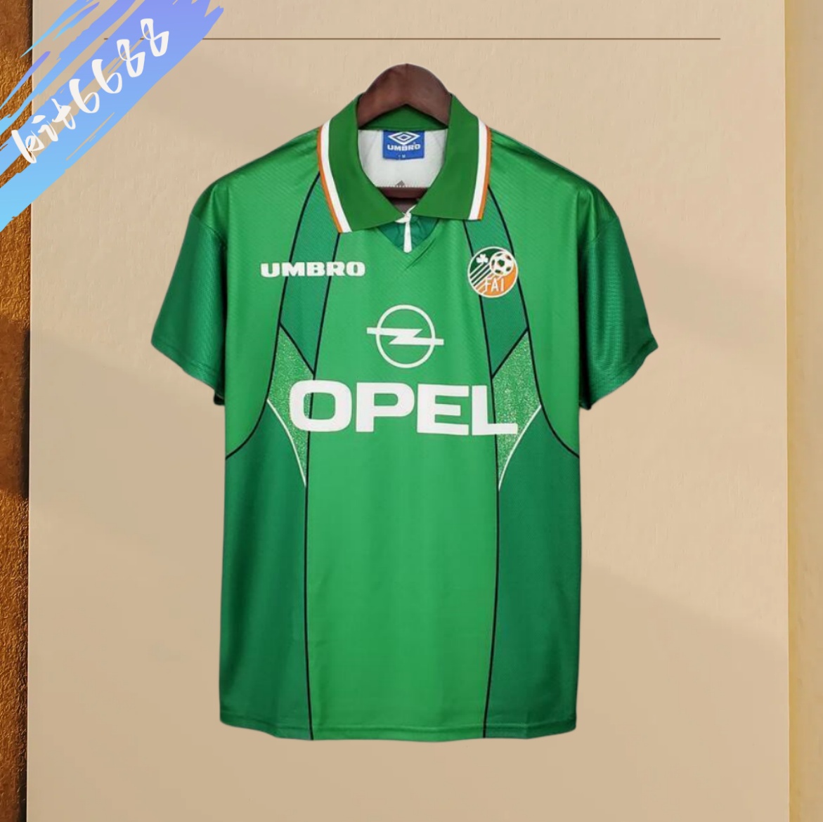 94/96 Ireland home  Retro Football Shirt