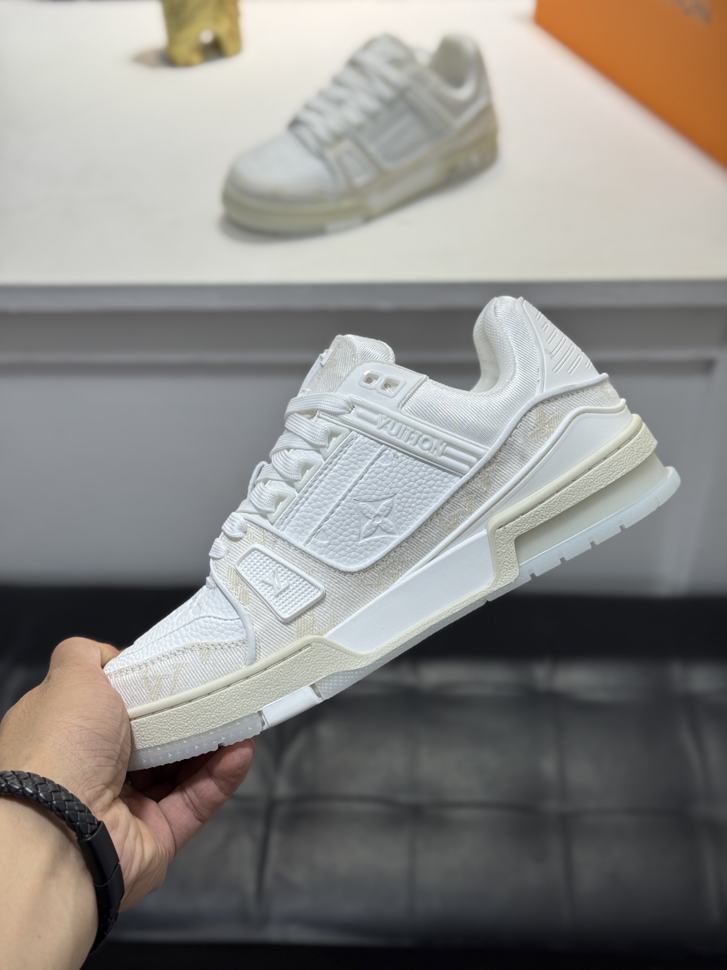 LV Louis vuitton Trainer Sneaker Low Virgil Abloh Monogram