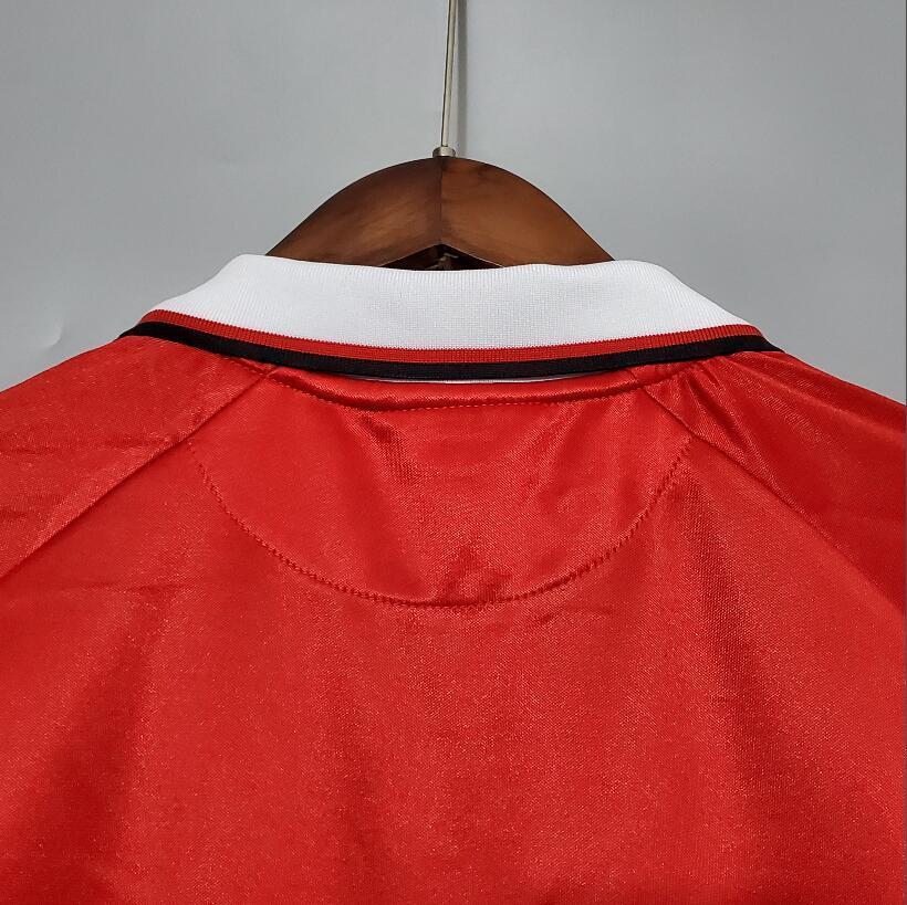 99/00 Manchester United  home long sleeved retro football jersey