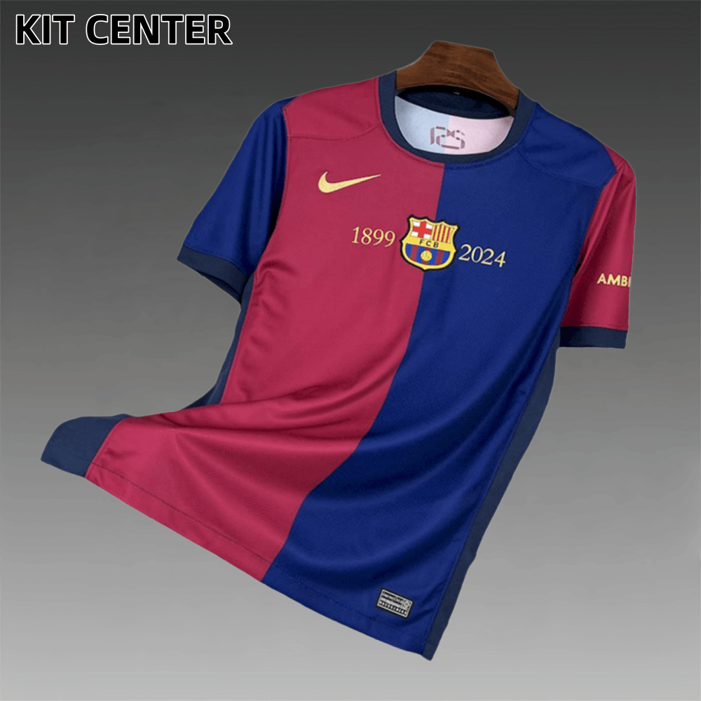 2024/2025 Barcelona 125th Home Football Jersey (Fan Edition)