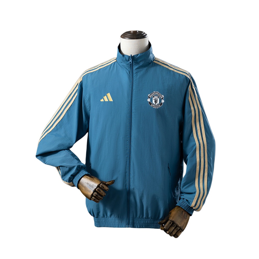 25/26 Manchester United Reversible Jacket Windbreaker - Blue&Black
