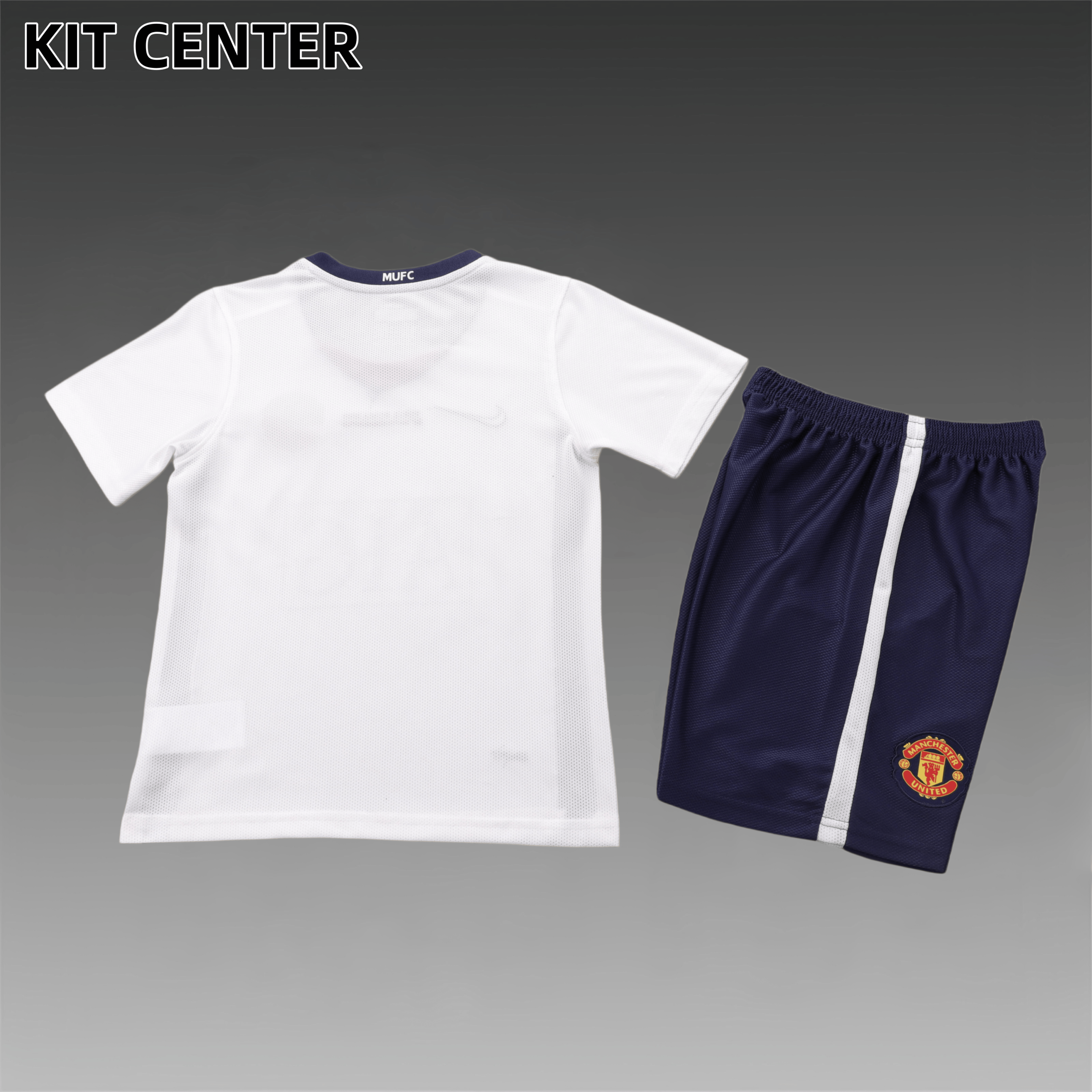08/09 Manchester United  Away Champions League edition Retro Football Shirt ( Kids Kit )