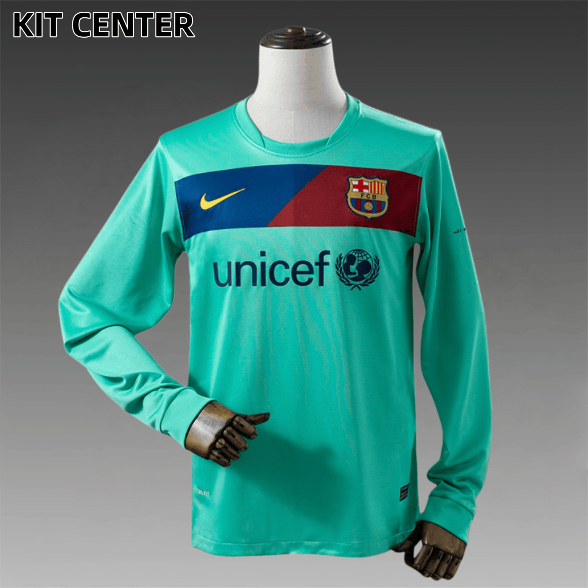 10/11 Barcelona  Away long sleeves Retro Football Shirt