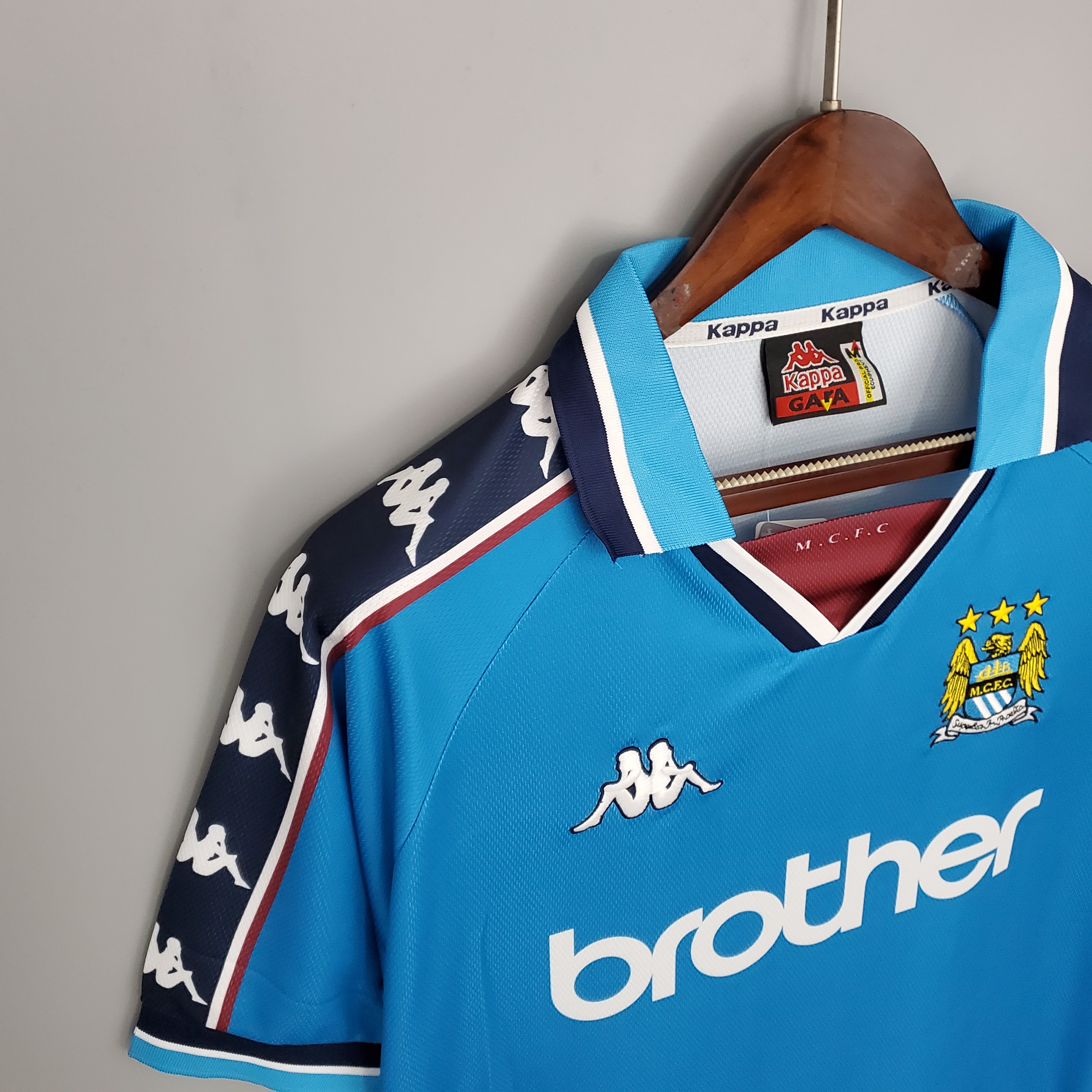 1997/1999 Manchester City Retro Home Football Shirt