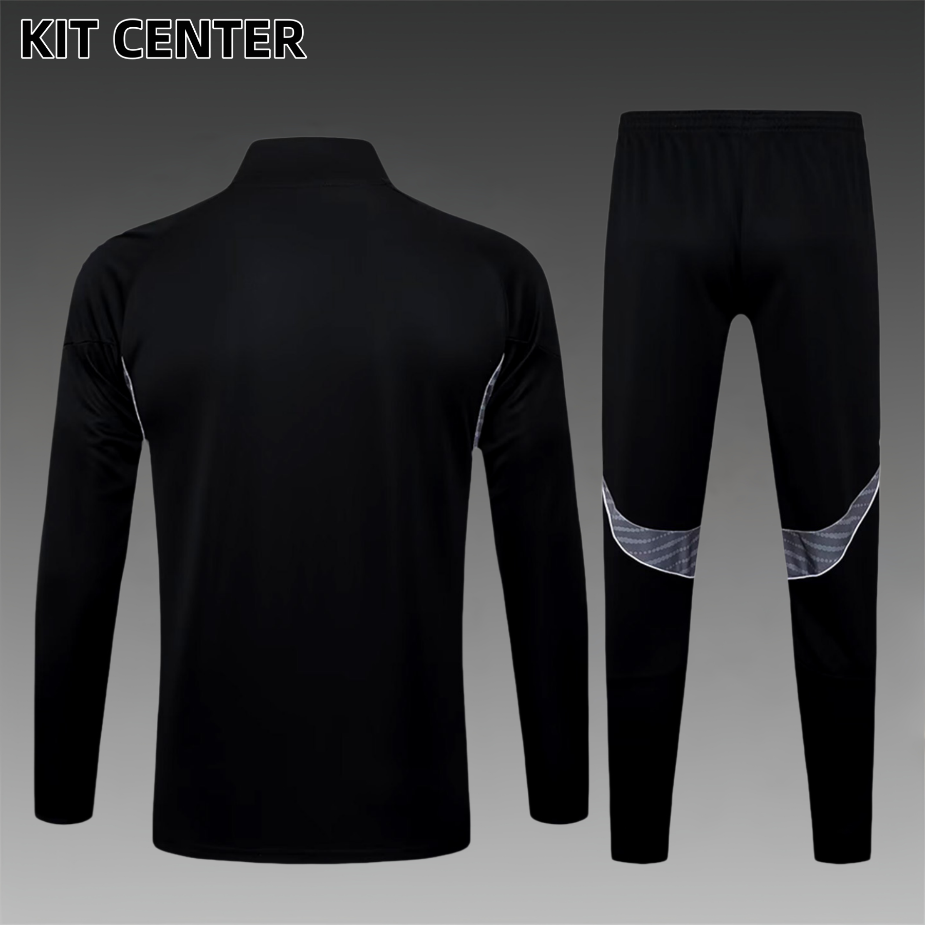 2025/2026 Real Madrid Adult Full Zip Training Kit Black (Adult Kit)