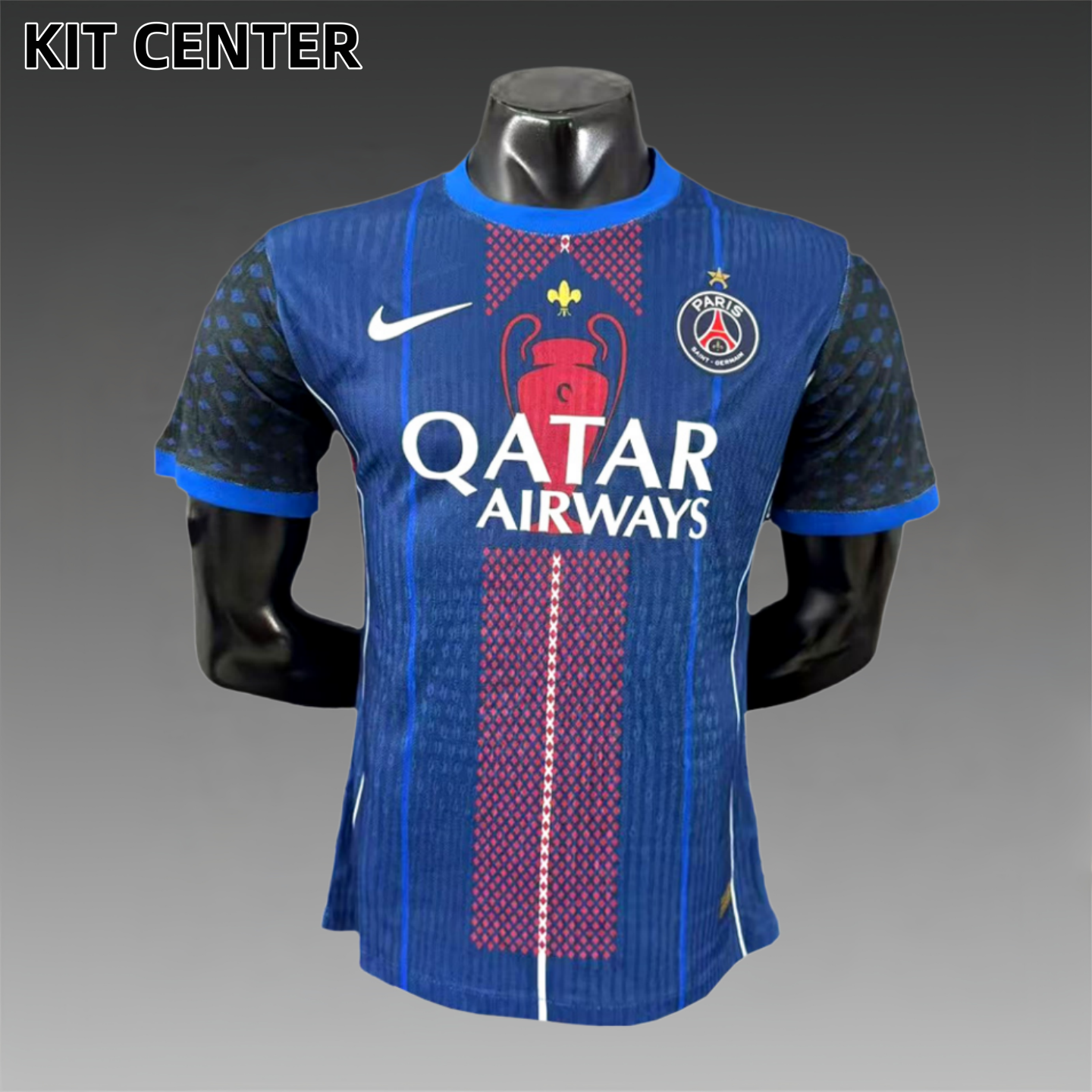 2025/2026 Paris Saint-Germain Special Edition European Cup Champions Jersey (Player Edition)