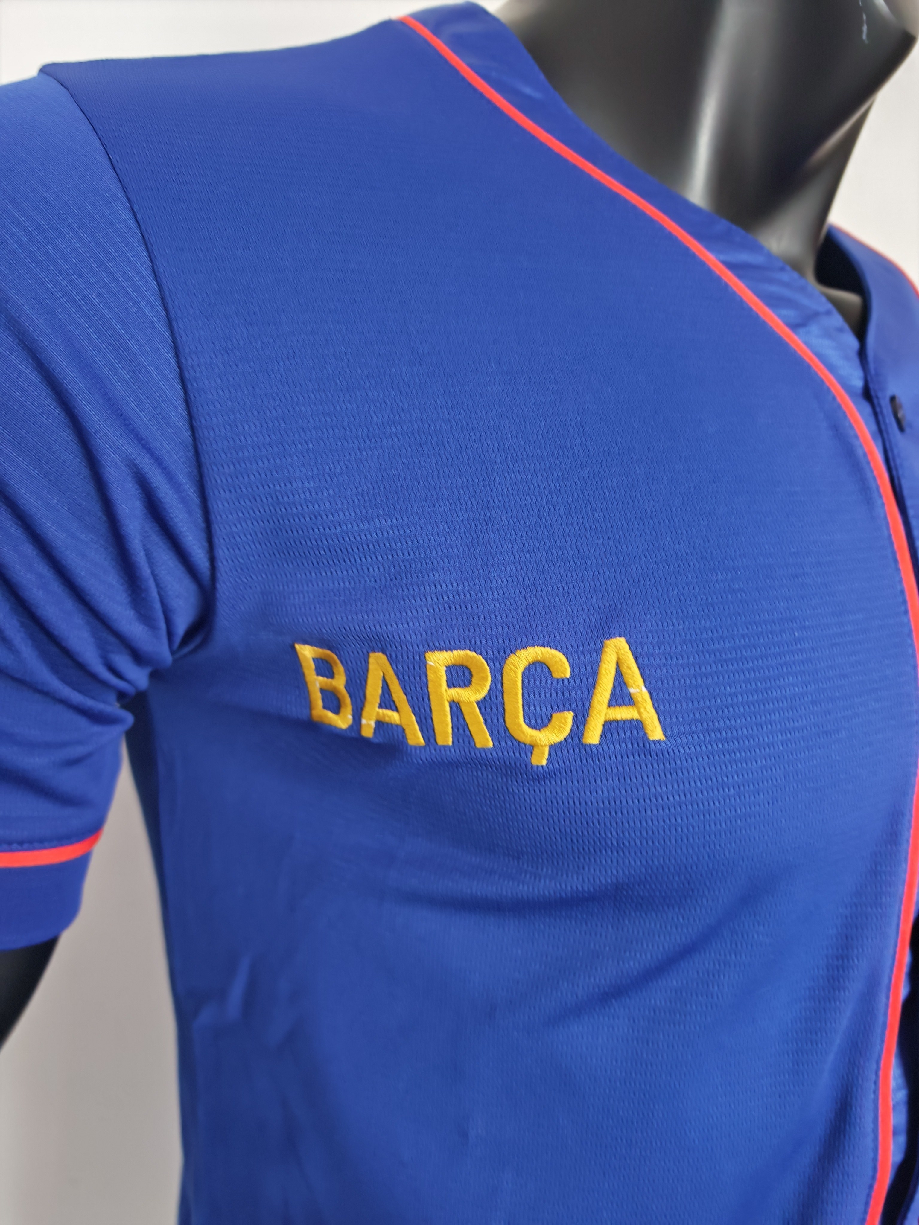 2025/2026 Barcelona Casual Baseball Style Football Shirt (Fan Edition)