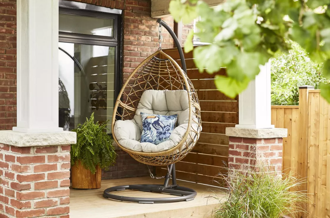 All Weather Single Outdoor Patio Egg Swing Chair w/ Stand(LIMITED QUANTITIES WHILE SUPPLIES LAST)
