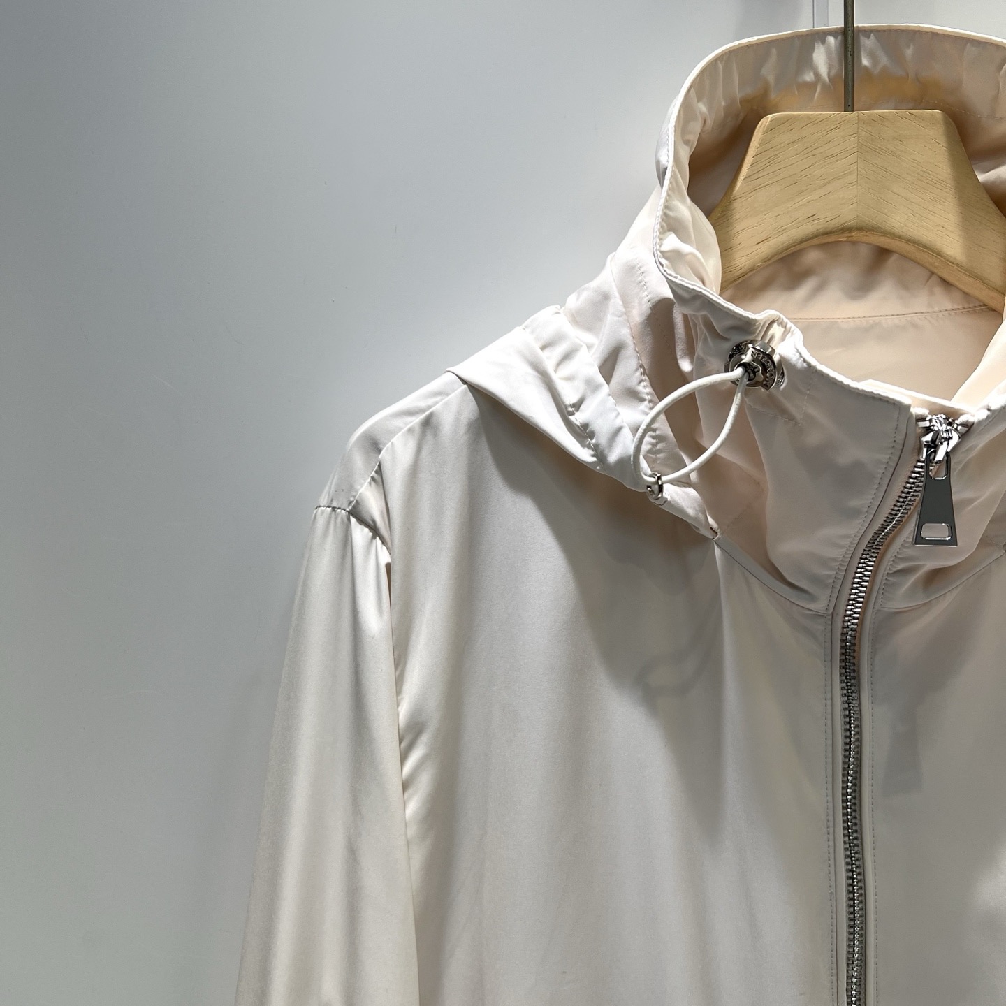 Moncler Enette 2026 Spring Autumn Women's Jackets Polyester Hooded Zipper Tassel Casual Slim Woman's Coats MKDFWJ26001