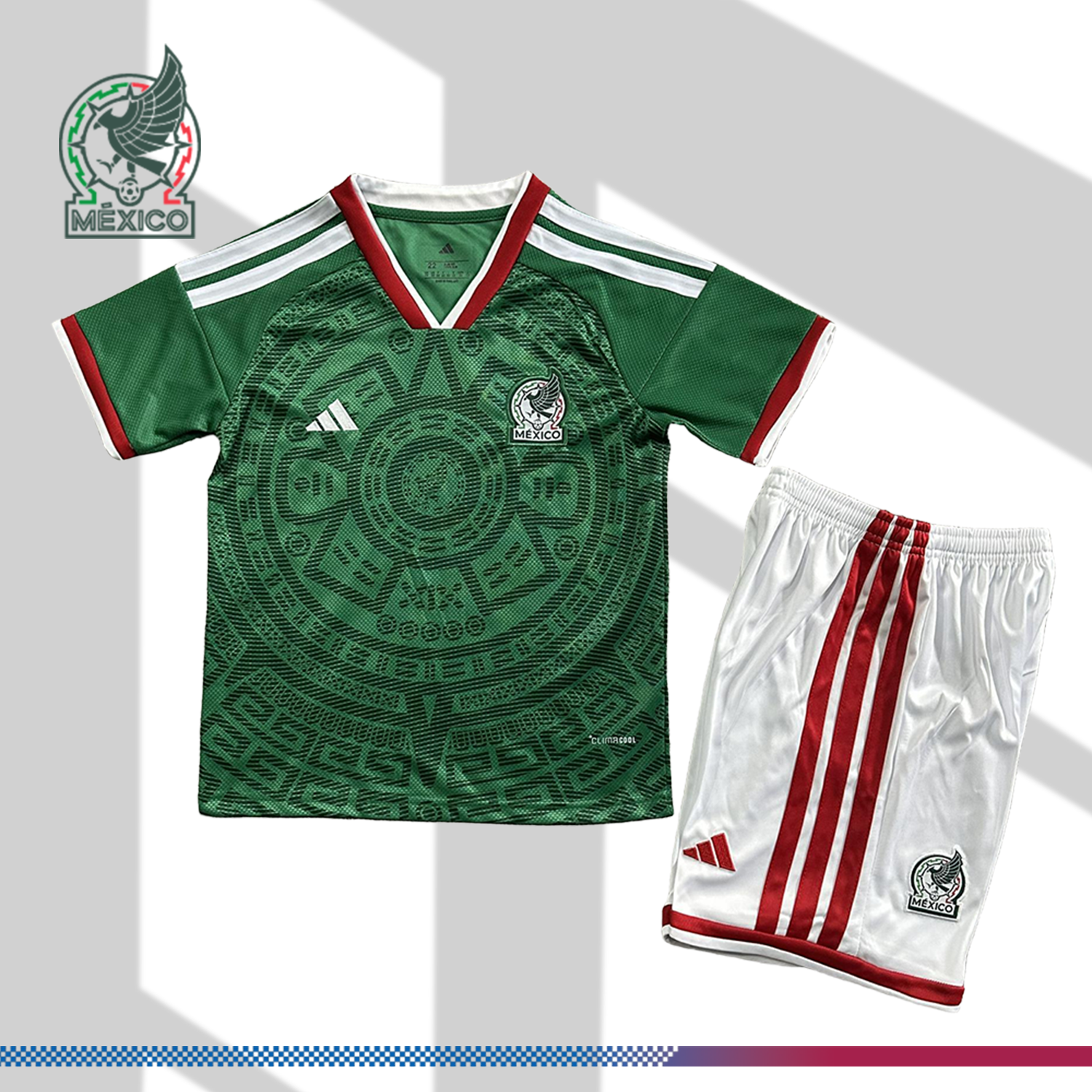 2026 Mexico Special Edition Kids Football Shirt （Kids Kit socks）