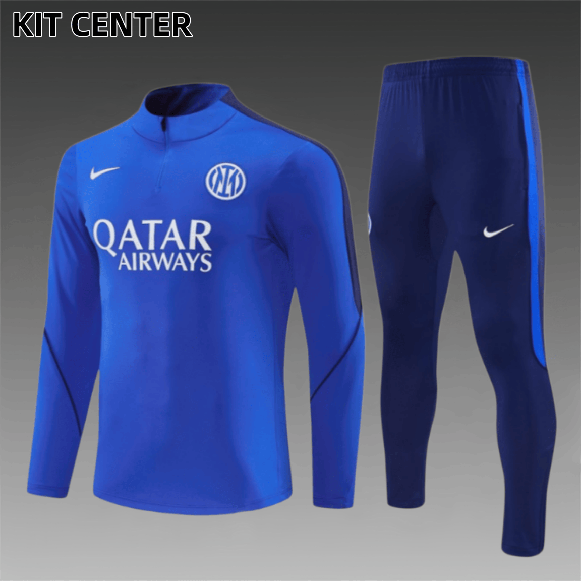 26/27 Inter Milan Half Pull Training Uniform (adult Kids Kit)
