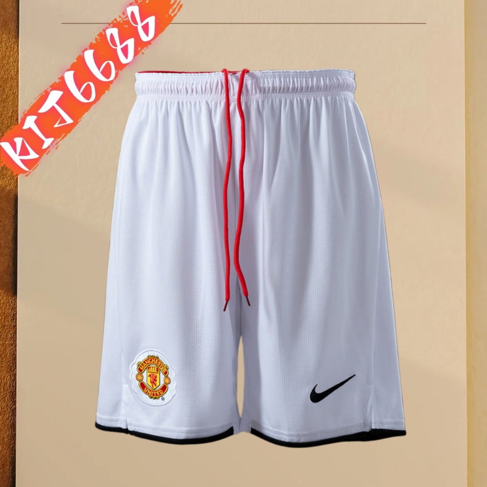 07/08 Manchester United home Shorts  retro football shirt