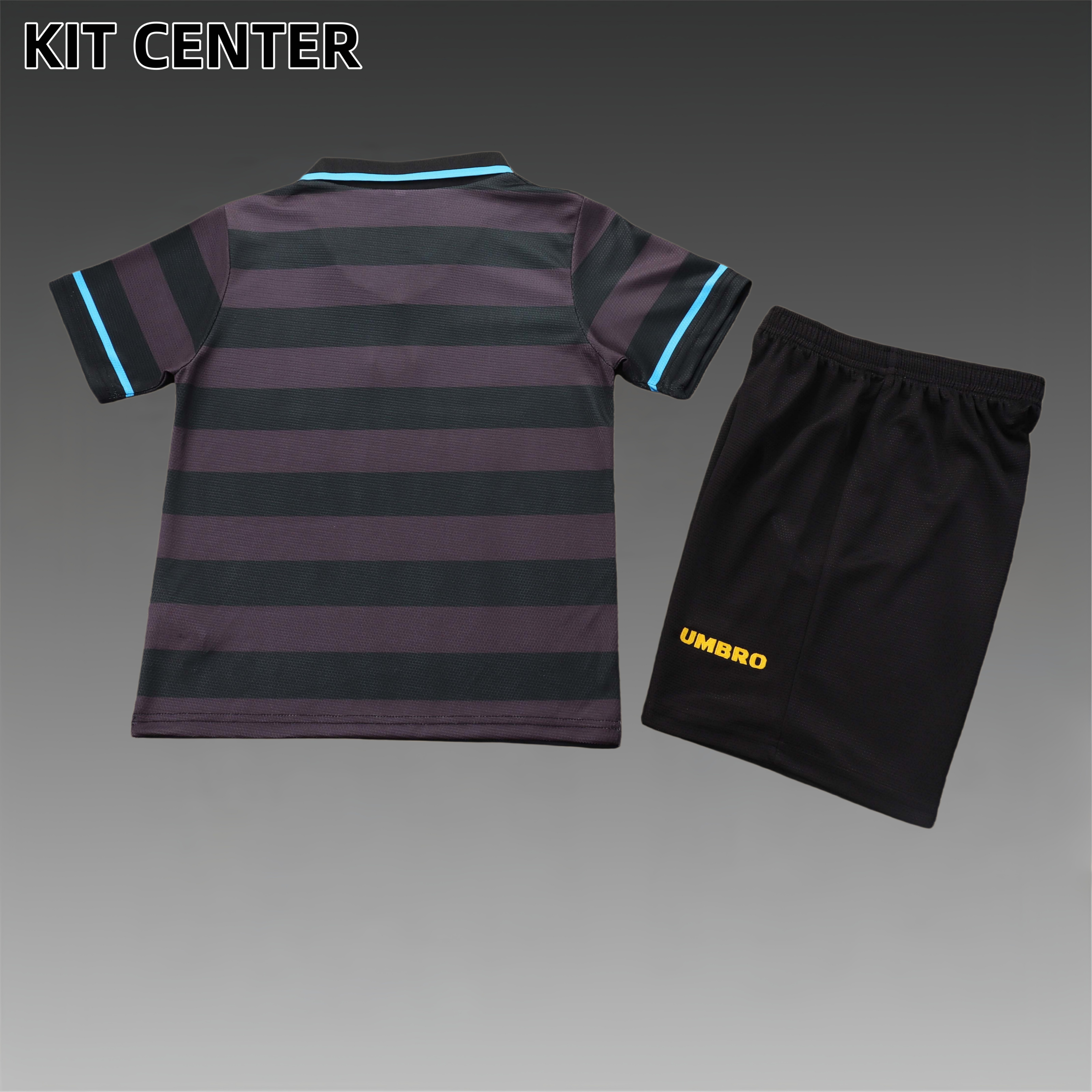 1997/1998 Inter Milan Third Away Retro Football Shirt Kids Kit