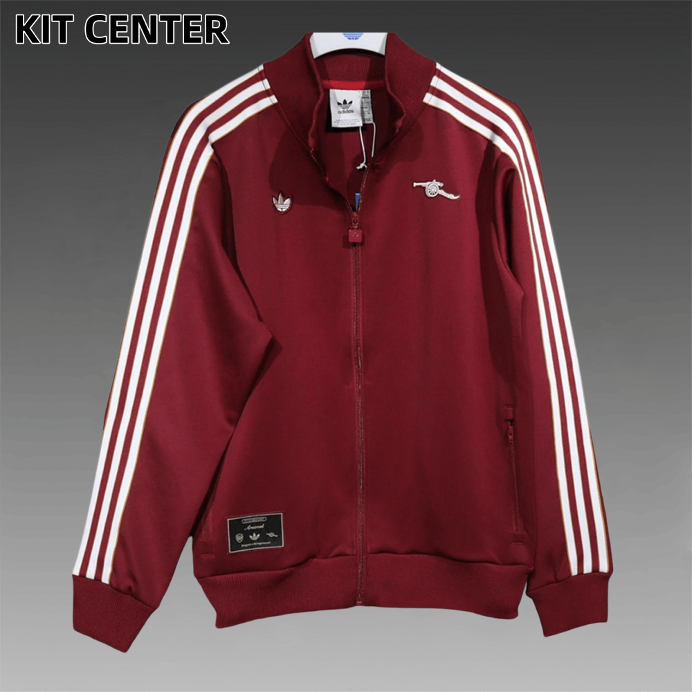 2025/2026 Arsenal Autumn/Winter Football Chengxiu Zipper Embroidered Sweatshirt