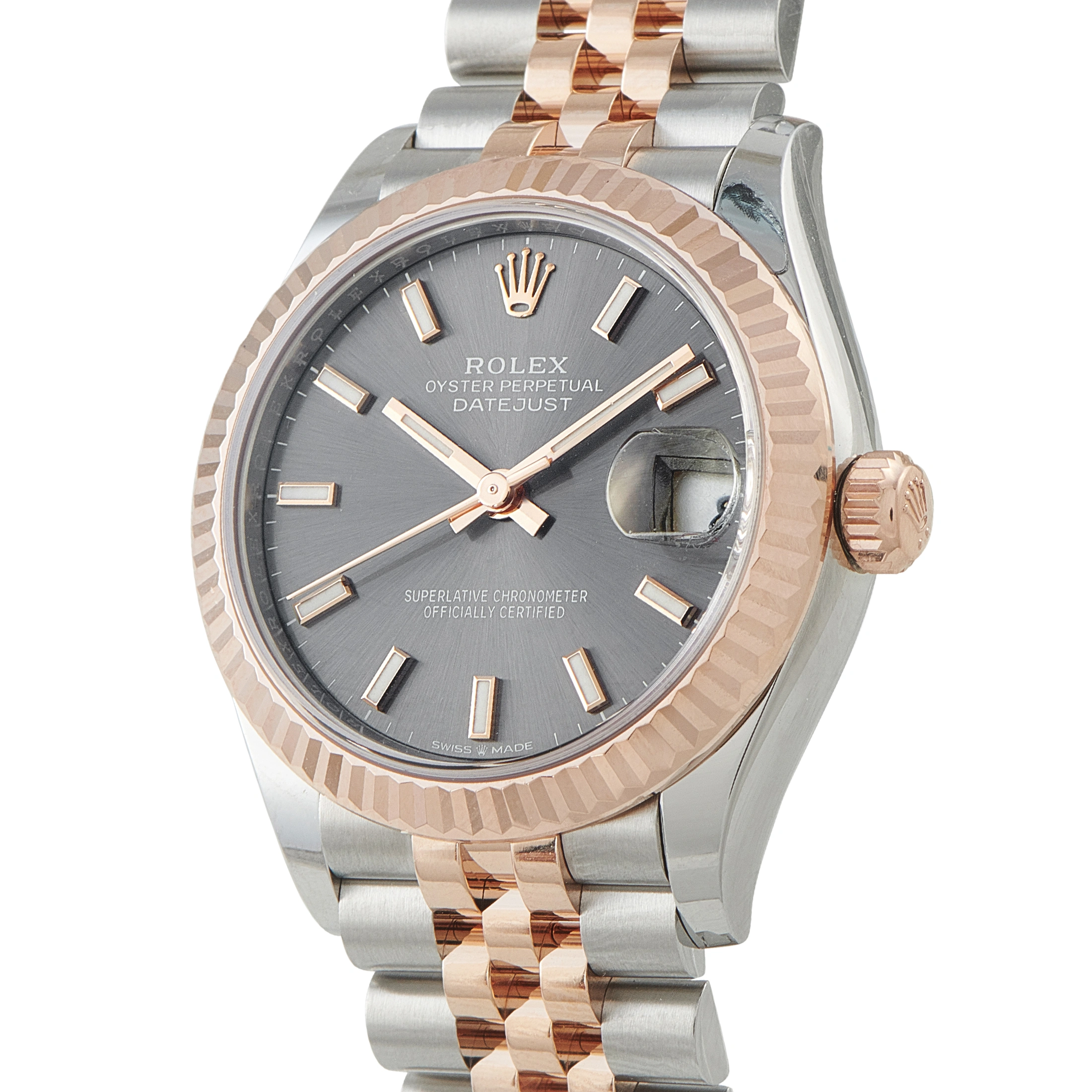 RolexDatejust 31 Everose Rolesor Watch 278271