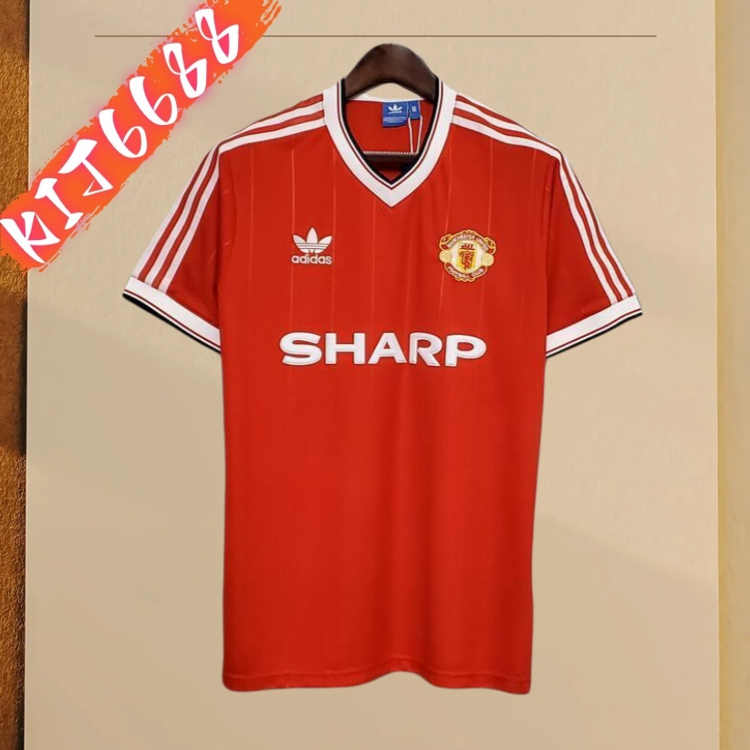 86/88 Manchester United home retro football jersey