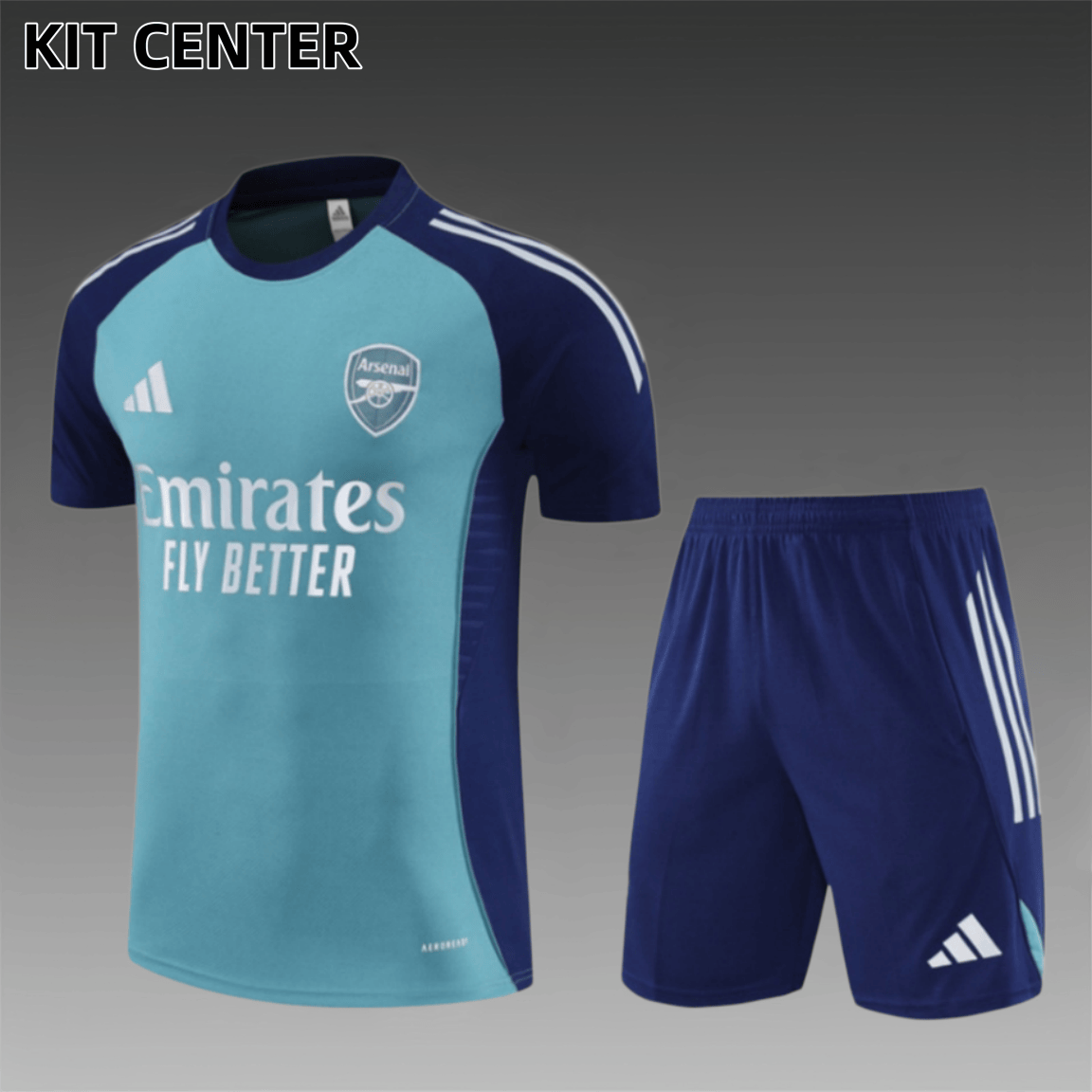 25/26 Arsenal Short sleeved Training Suit (Adult and Children's Set)