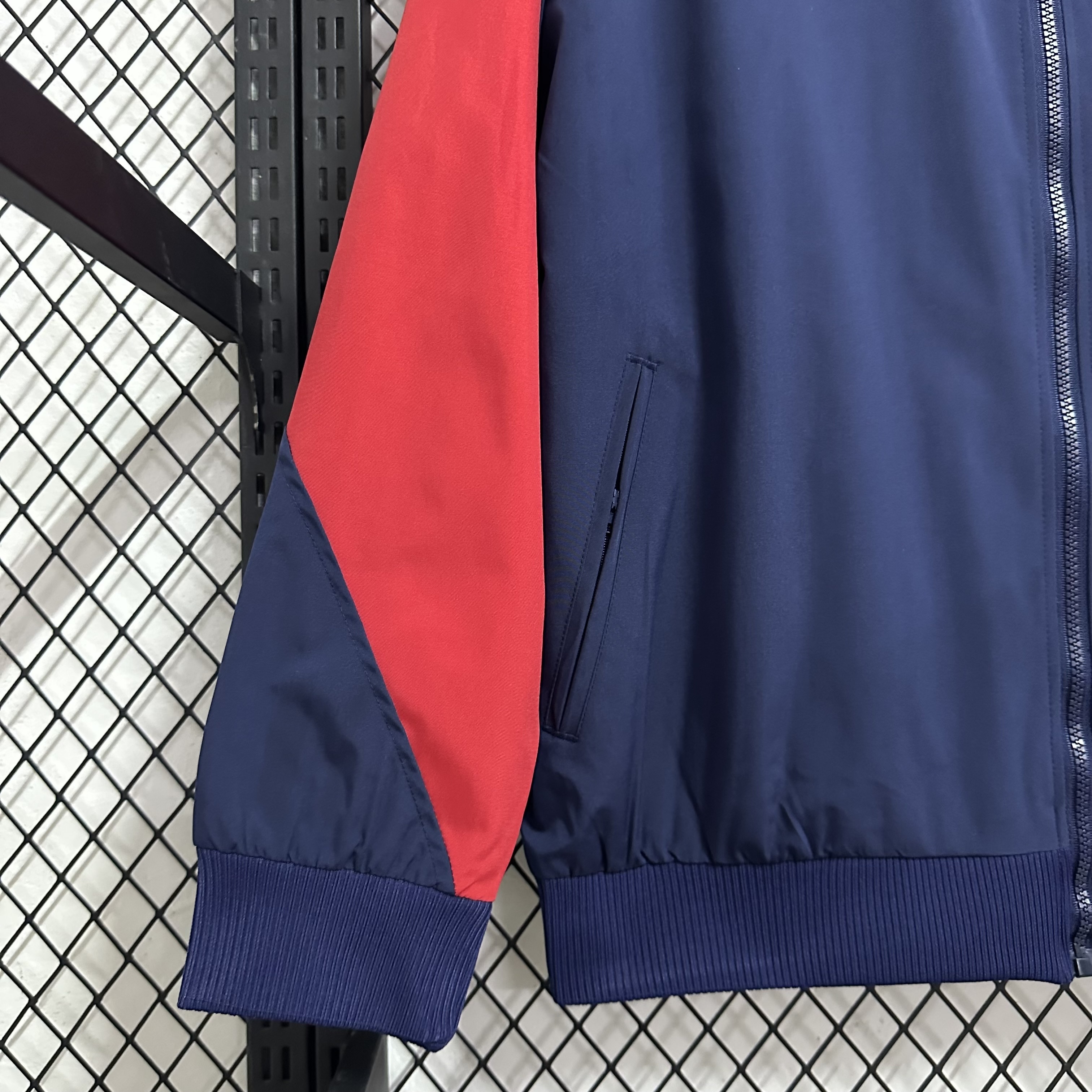 2025/2026 Barcelona waterproof windbreaker training suit