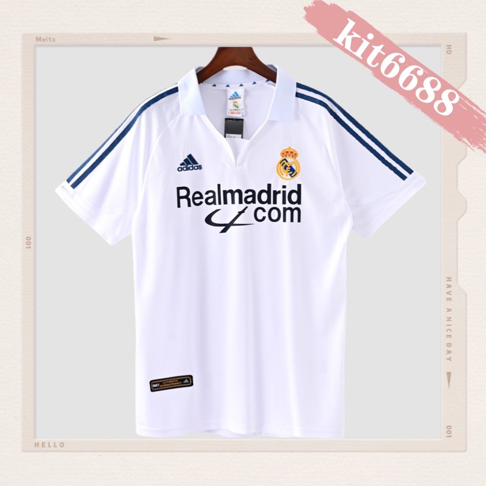 2001/2002 Real Madrid Home Retro Football Shirt
