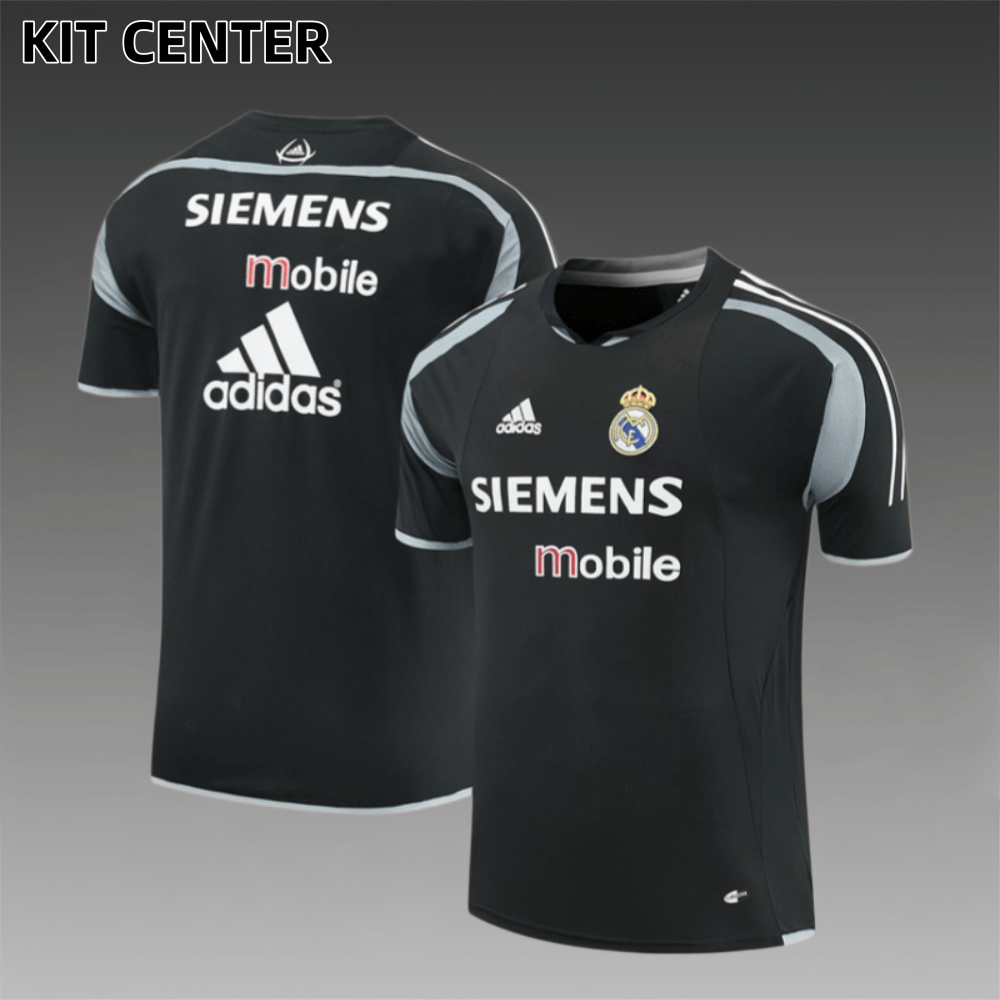 04/05 Real Madrid Retro Training Uniform short sleeves- Sleeve Football Shirt