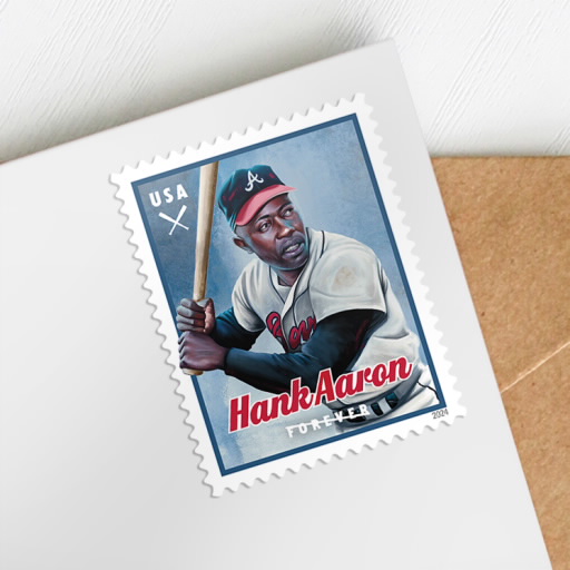 Hank Aaron Stamps