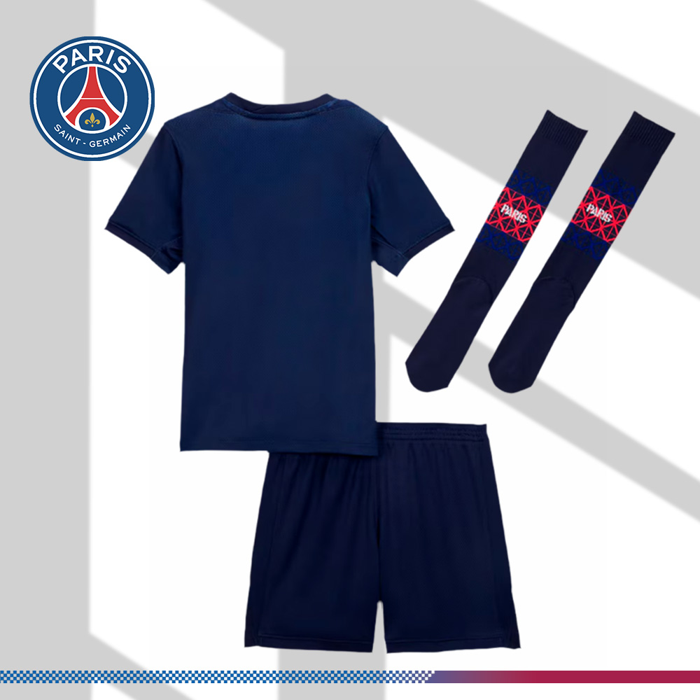 2025/2026 Paris Saint-Germain Home Football Kids Kit (Give away football socks)
