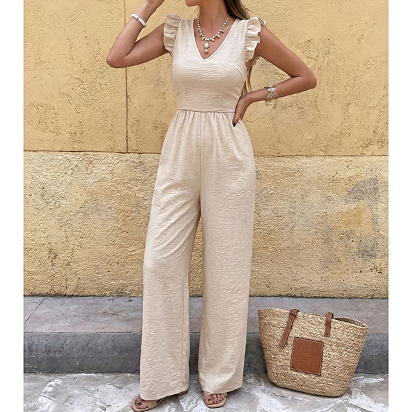V-HALS JUMPSUIT