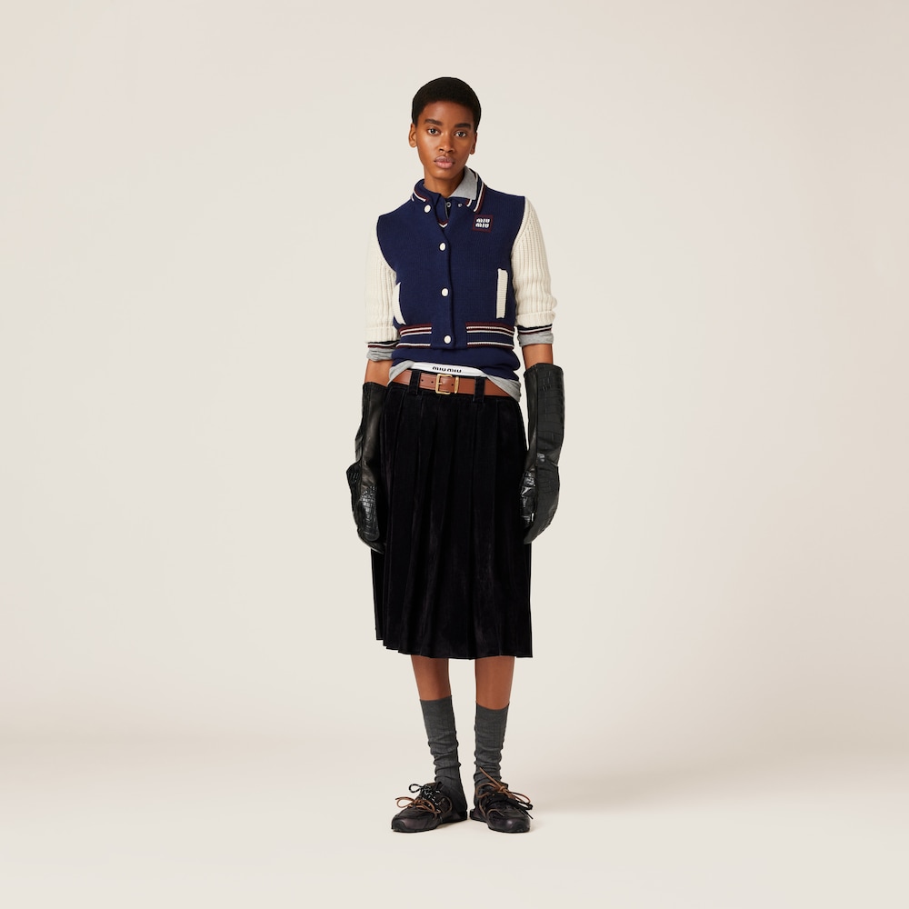 Wool and cashmere cardigan