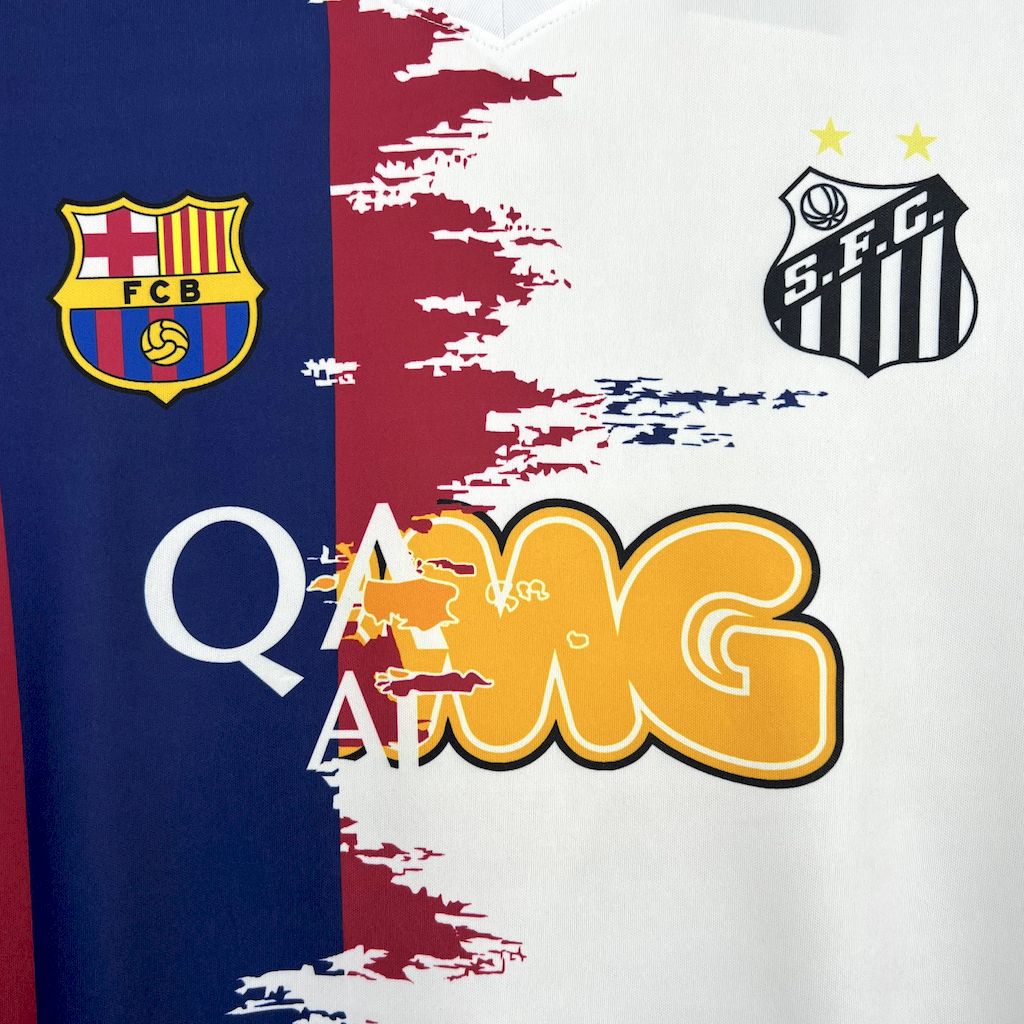 2025/2026 Neymar Exclusive Edition Barcelona Santos Football Shirt (Fan Edition)