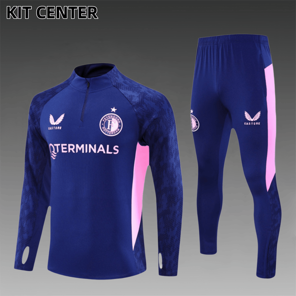 2025/2026 Feyenoord Adults Half-Zip Training Kits (Adult kit)