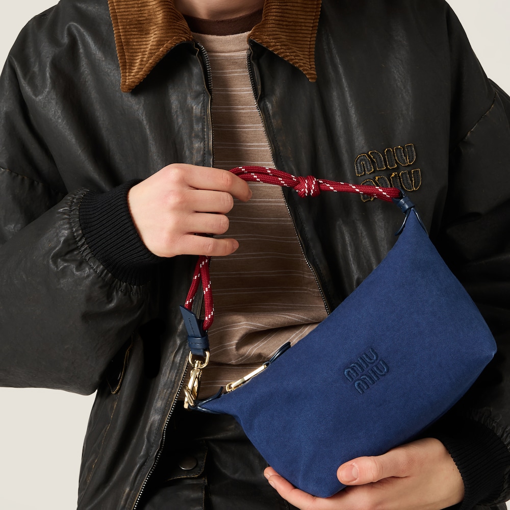 Gabardine pouch