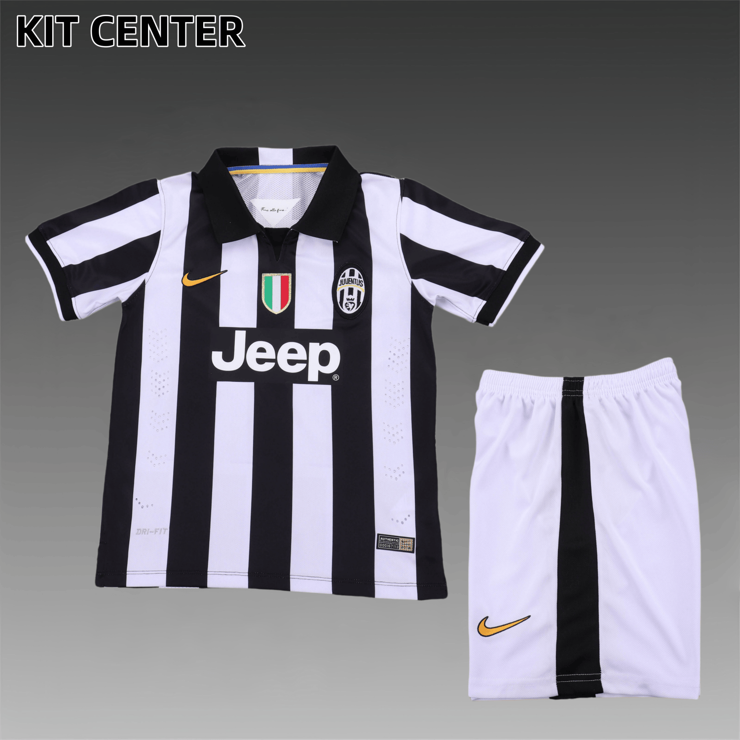 2014/2015 Juventus Third Away Retro Football Shirt Kids Kit
