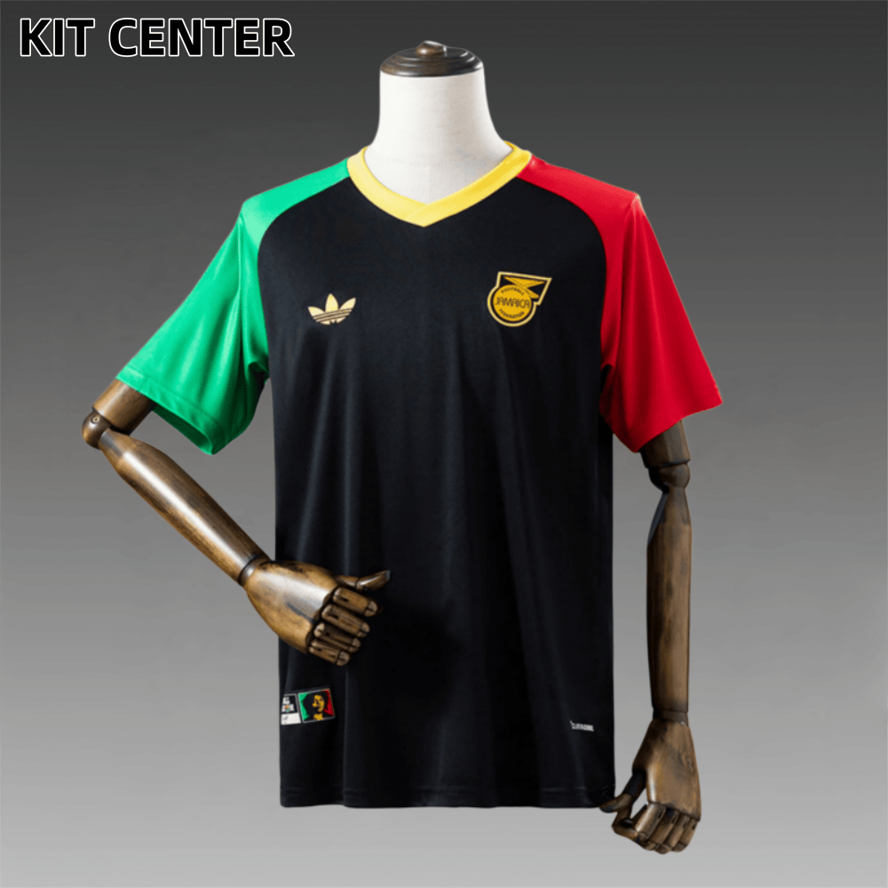 2026 Jamaica Pre-Matchblack Football Shirt (Fans version)