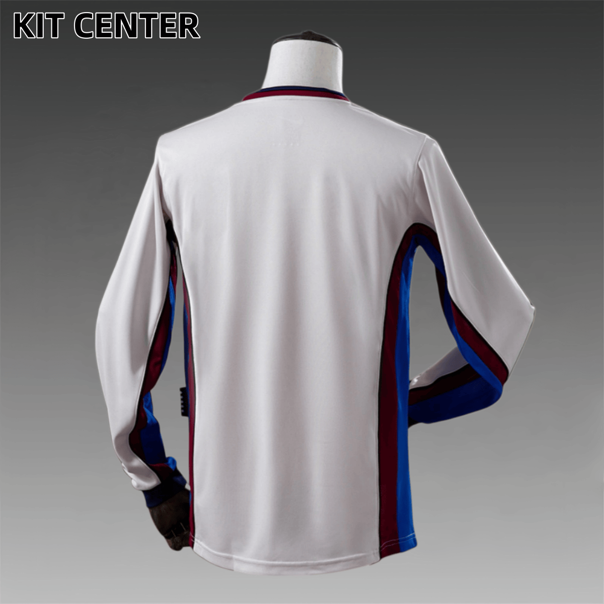 98/99 Barcelona  Away long sleeves Retro Football Shirt