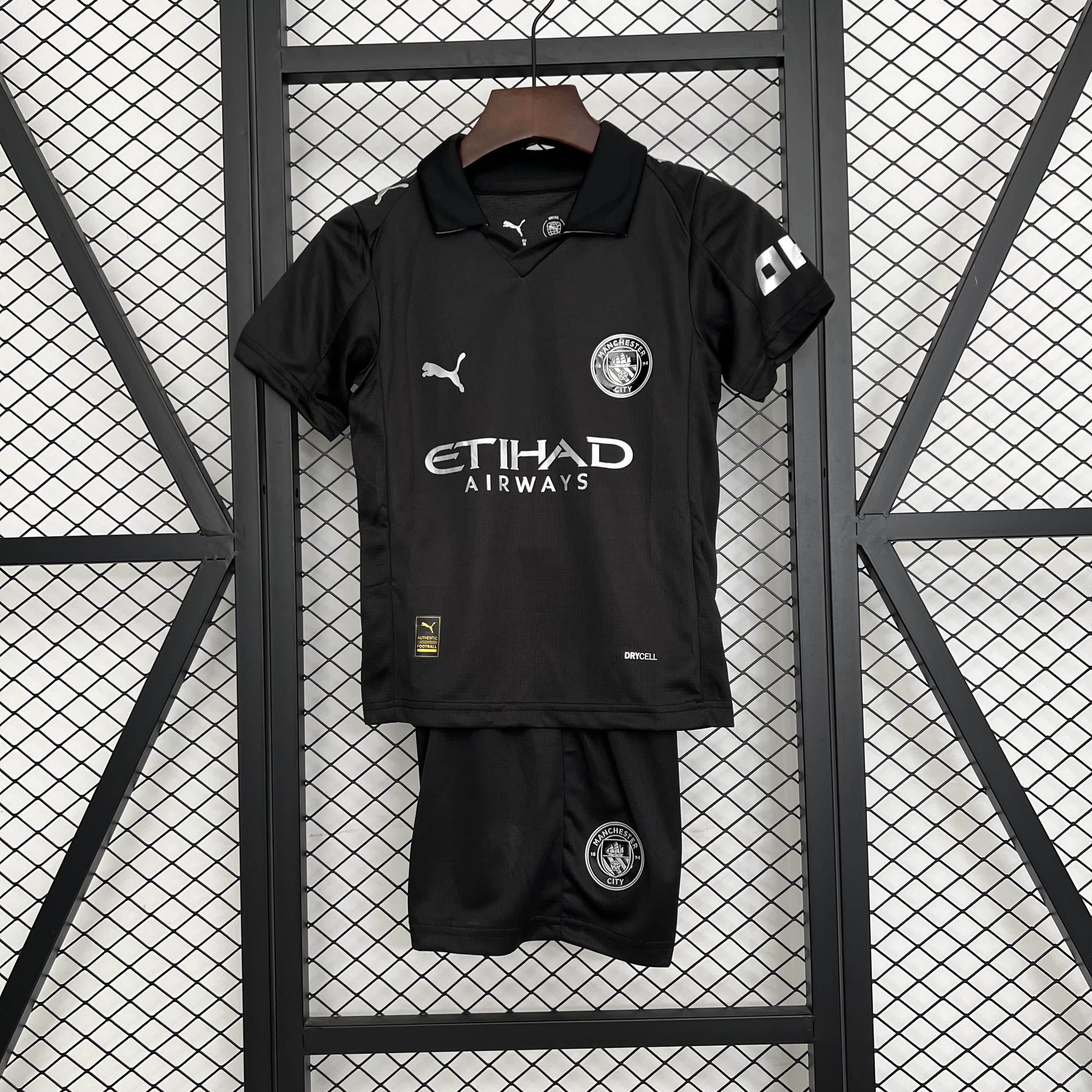 2025/2026 Manchester City FC Away Football Shirt (Kids Kit socks)