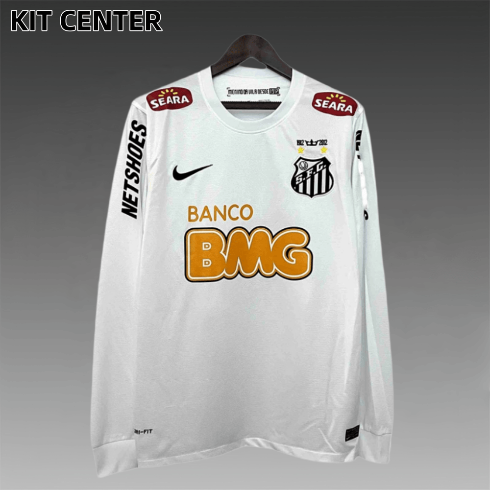 2011/2012 Santos Home Long Sleeve Retro Football Shirt (Retro)