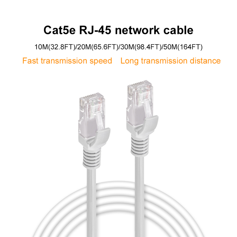 Gadinan CAT5 Cat5e 50M/30M/20M/10M Ethernet Network Cable RJ45 Line Internet LAN Cord for IP PoE Security Camera System Kit