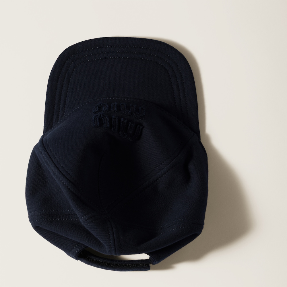 Cotton fleece baseball cap