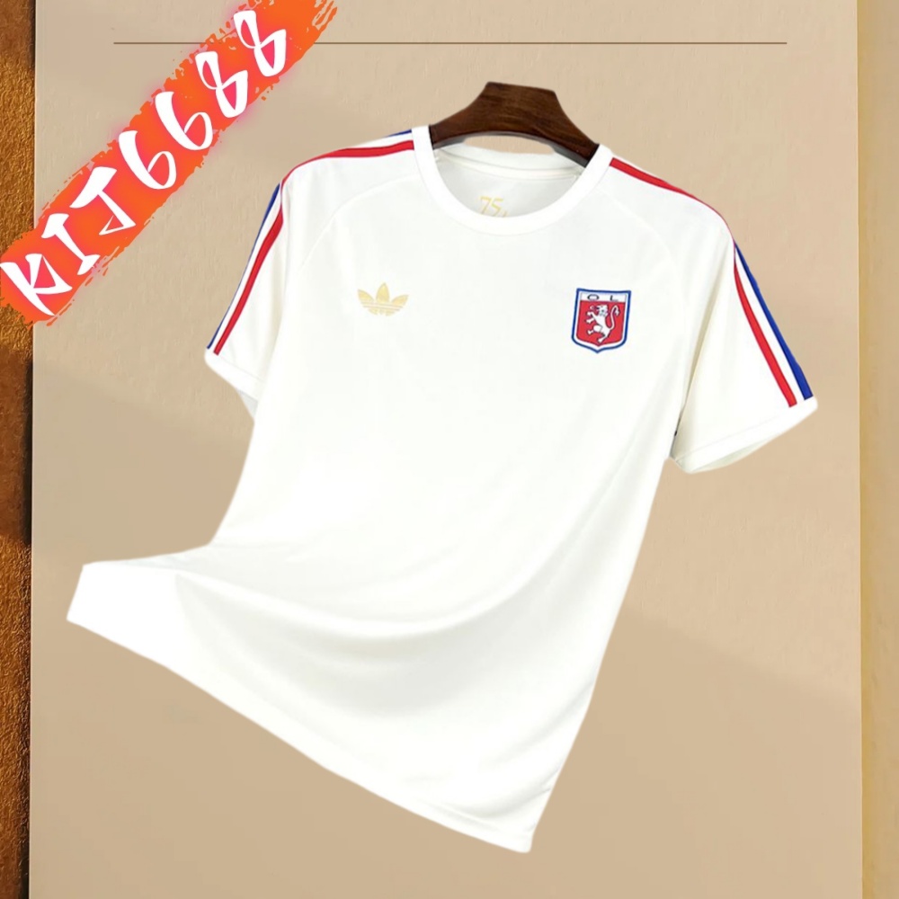 2025/2026 Lyon 75th Anniversary Special Edition Football Shirt (Fan Edition)