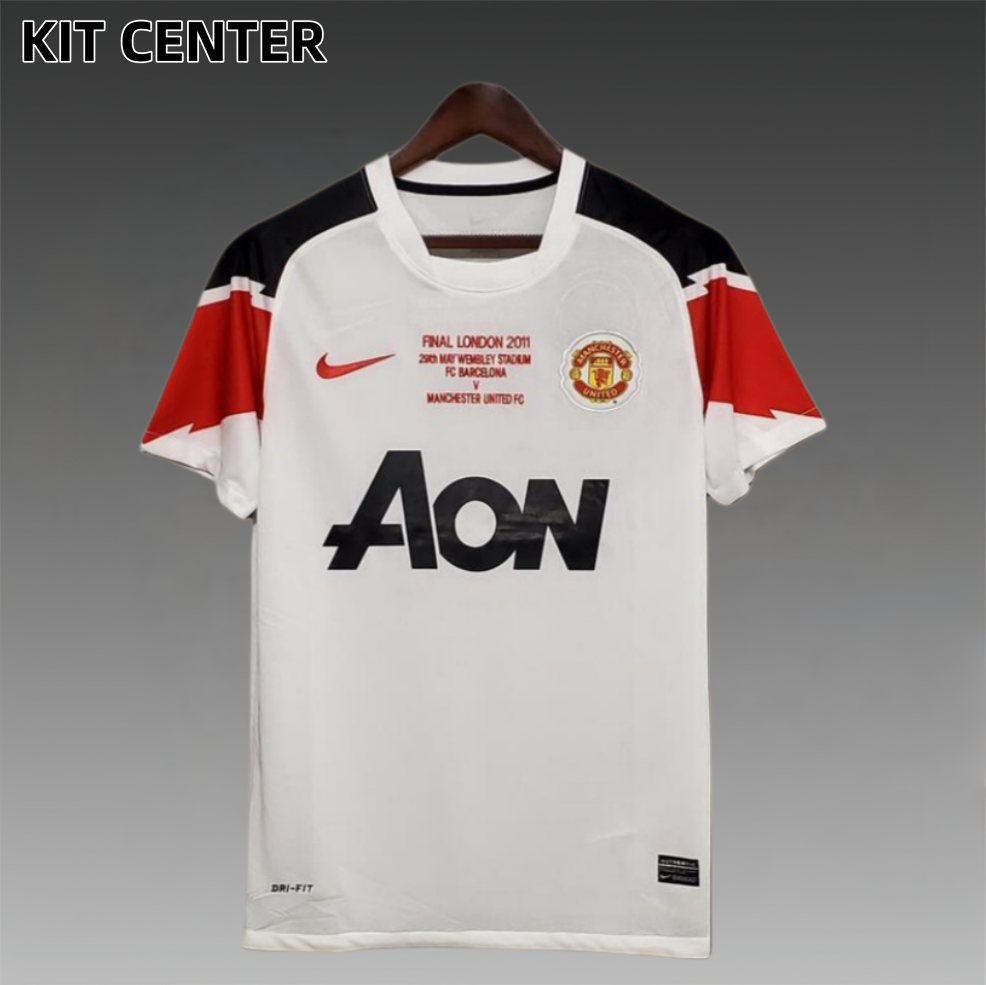 10/11 Manchester United Away Champions League version  retro football jersey