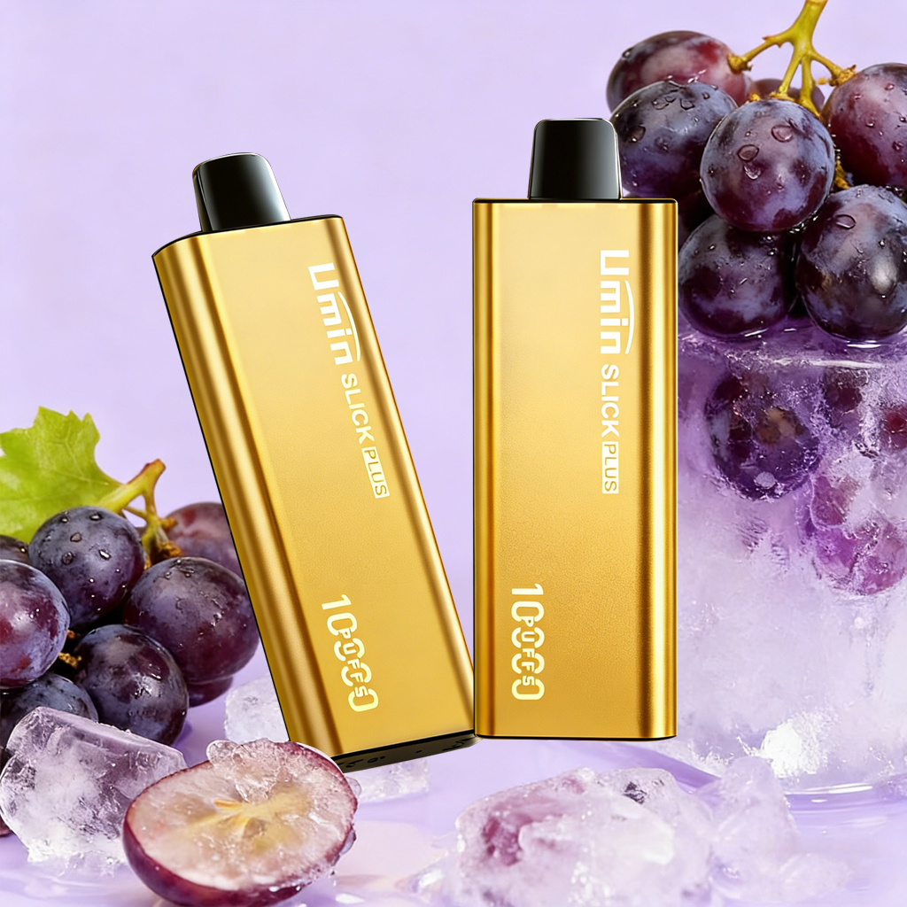 UMIN SLICKPLUS 10000 PUFFS-GRAPE ICE