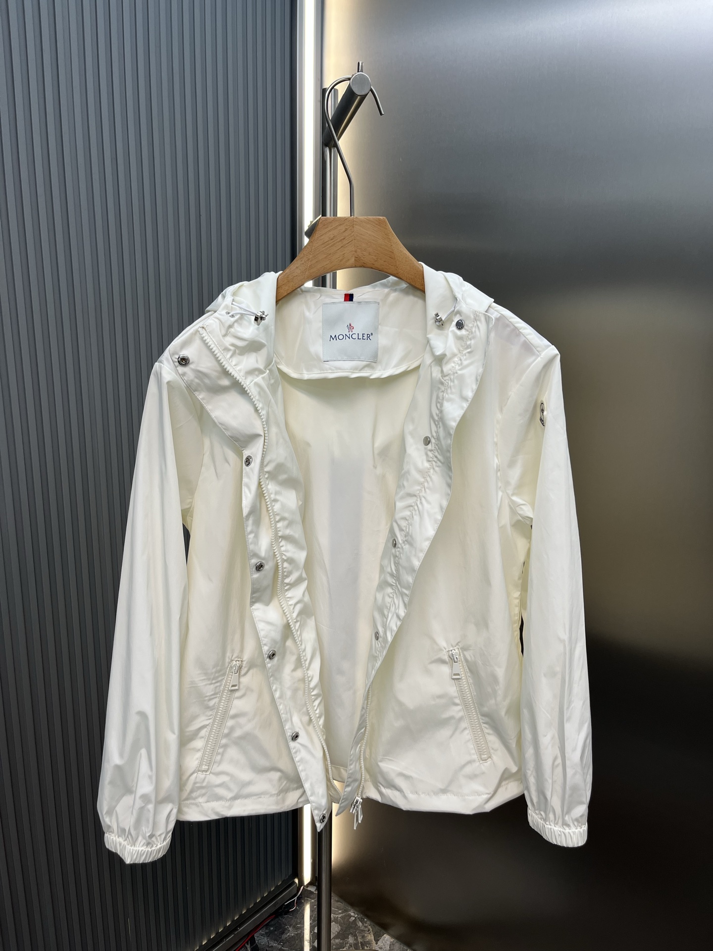 Moncler 2026 Spring Autumn Women's Jackets Polyester Hooded Zipper Tassel Casual Slim Woman's Coats MKDFWJ26002