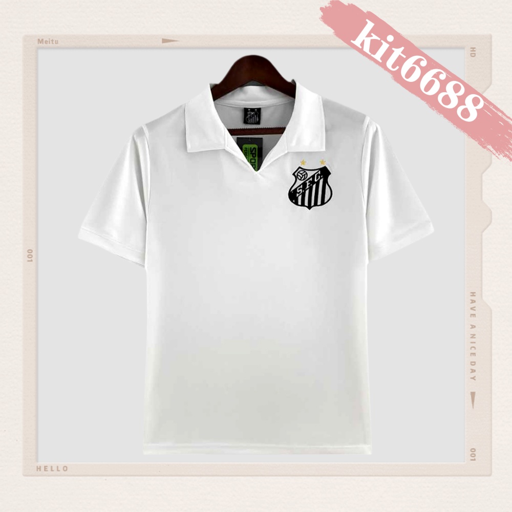 1970 Santos Home Retro Football Shirt (Retro)
